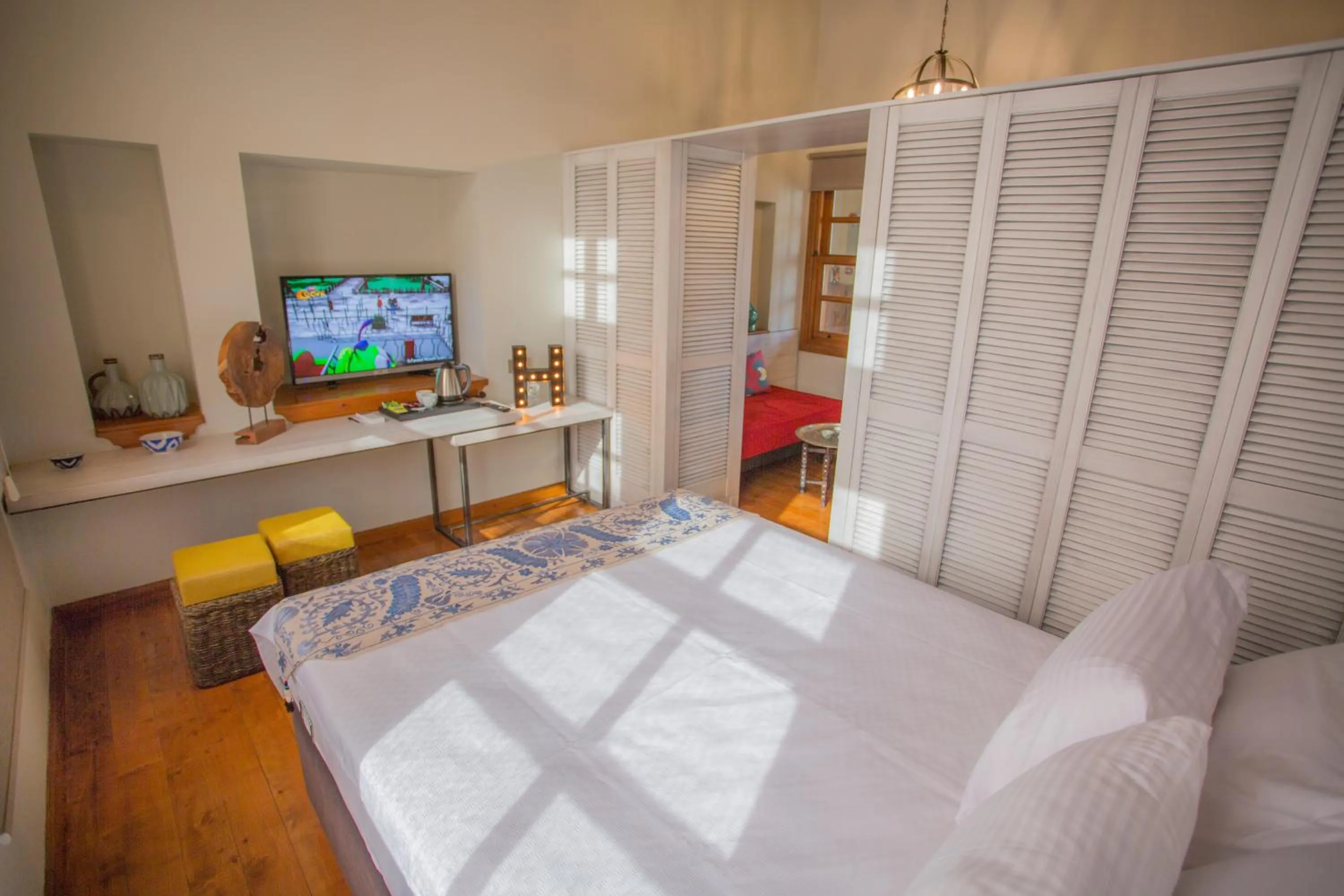 Bed in Char Me Hotel