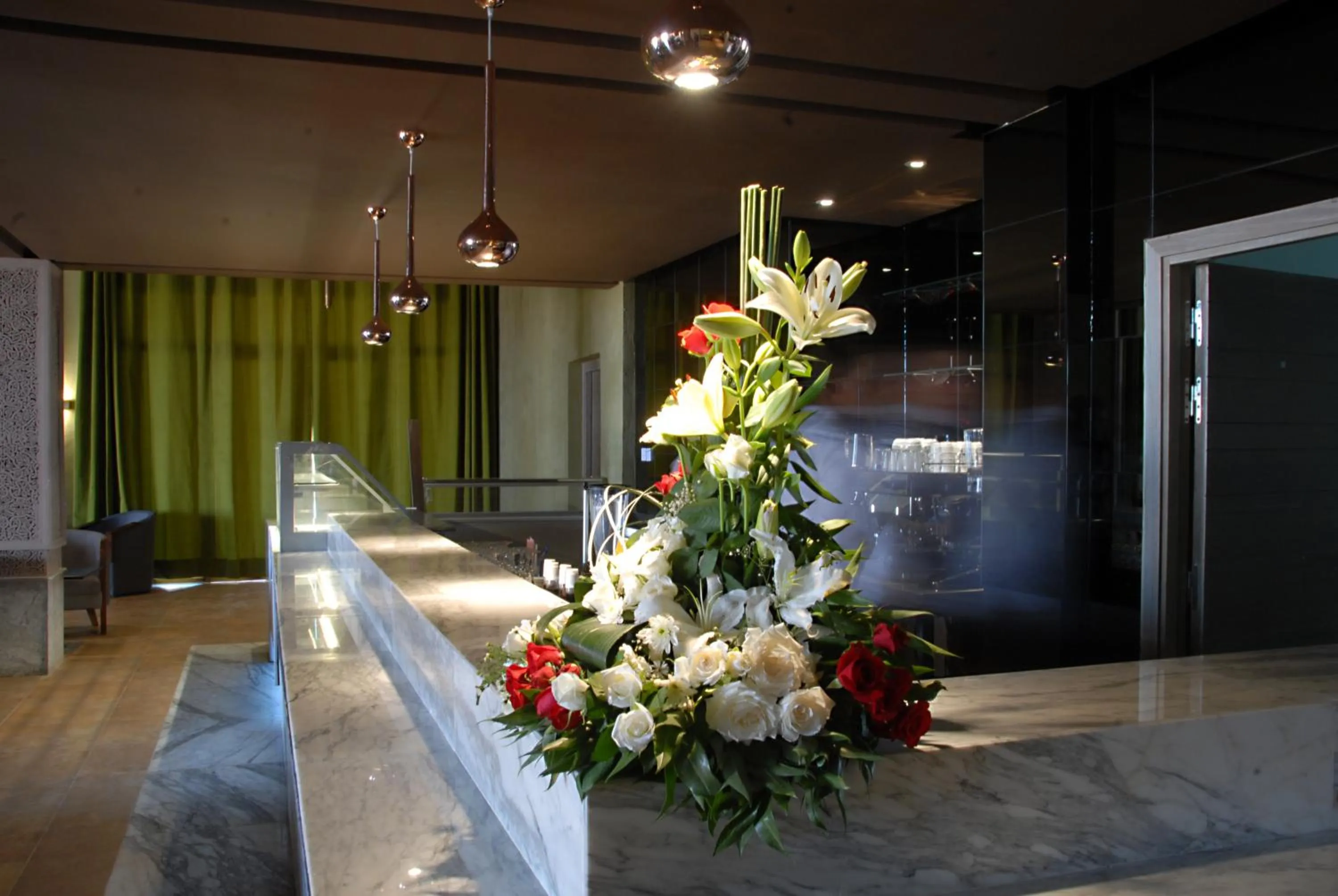 Decorative detail in Oasis Palm Hotel