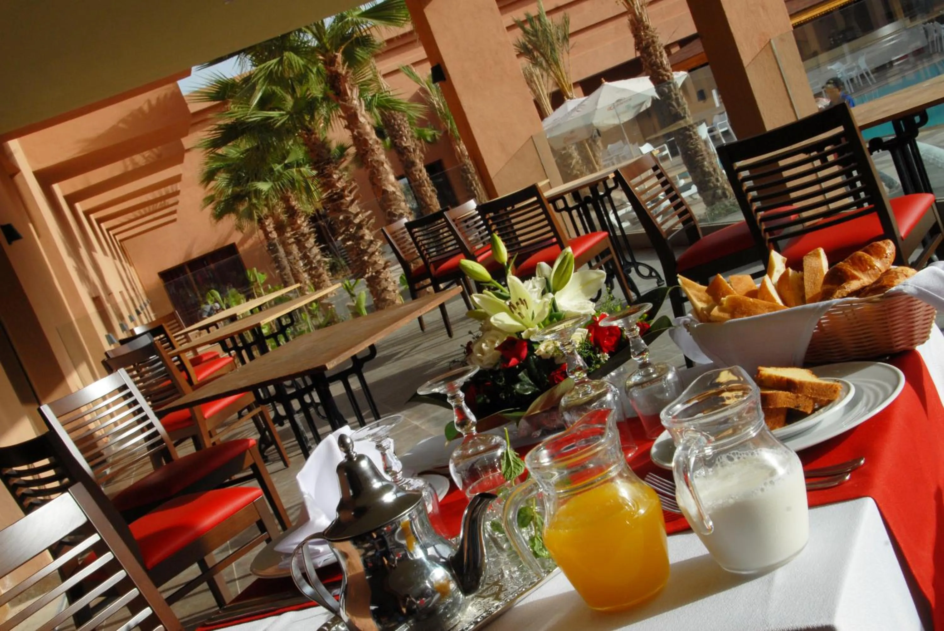 Breakfast in Oasis Palm Hotel