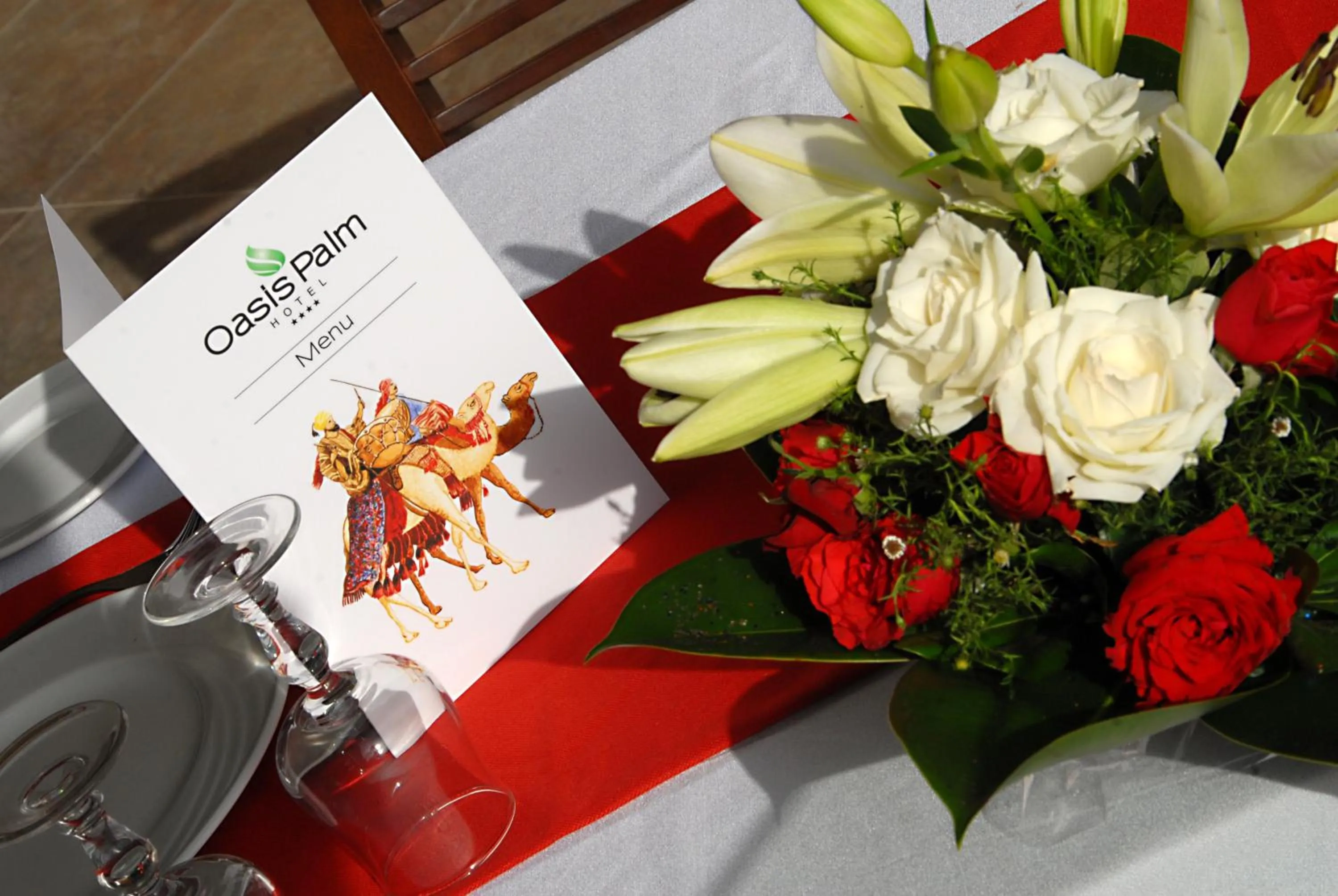 Decorative detail in Oasis Palm Hotel