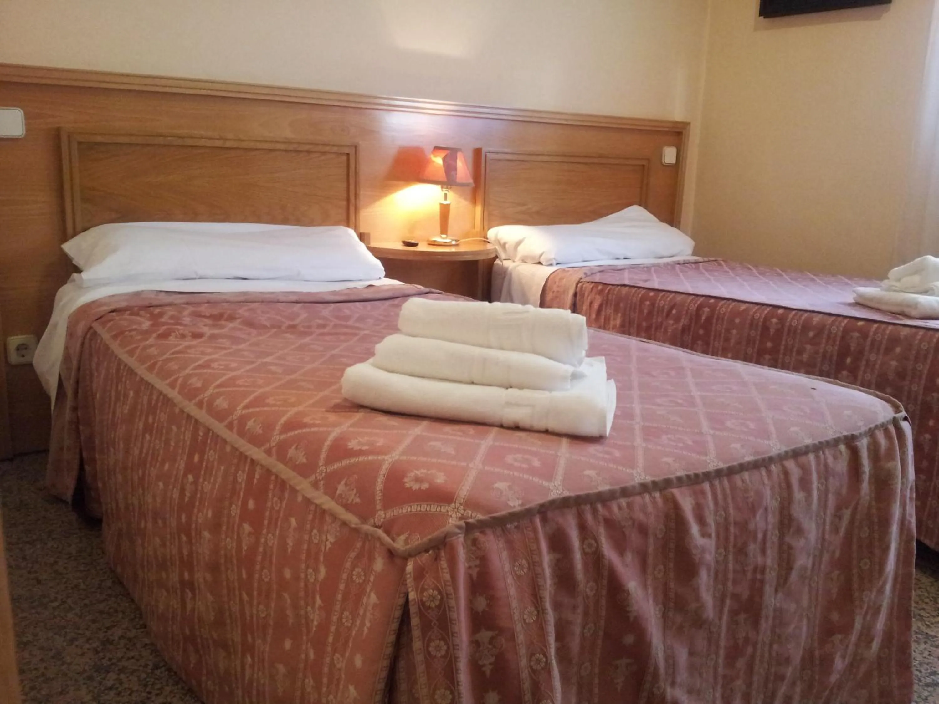 Bed in Hostal Juan XXIII