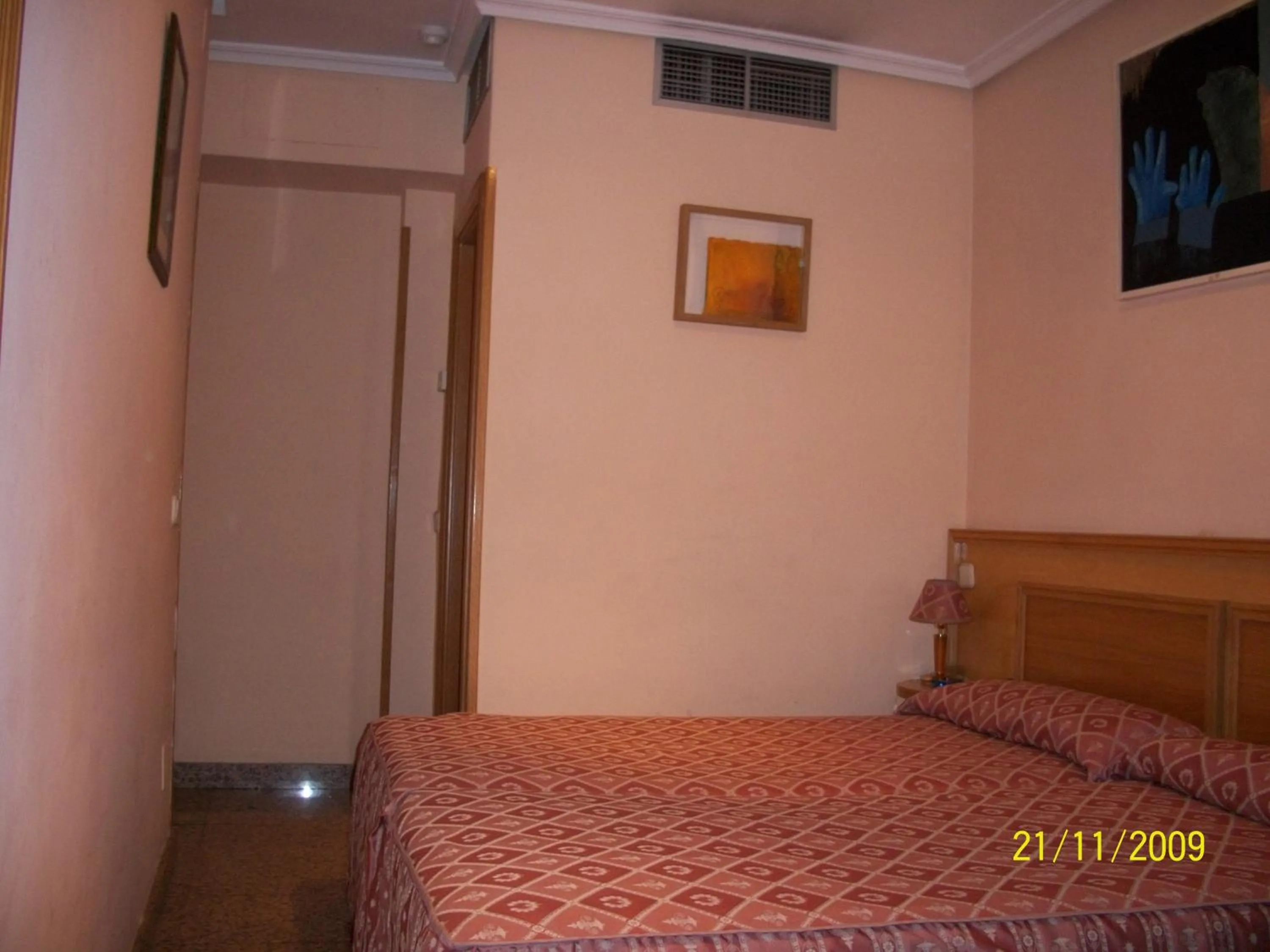 Bed in Hostal Juan XXIII