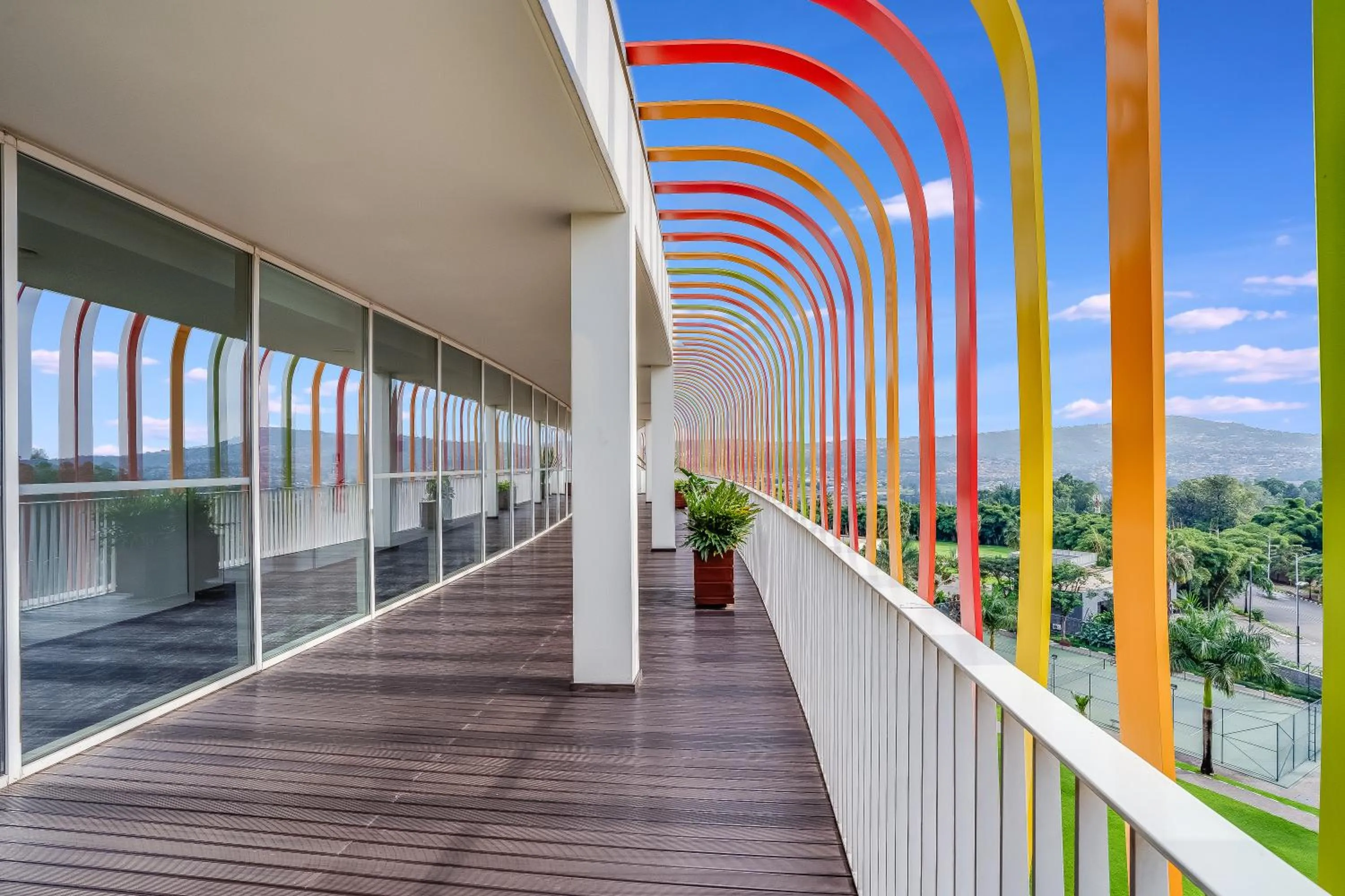 Balcony/Terrace in Radisson Blu Hotel & Convention Centre Kigali