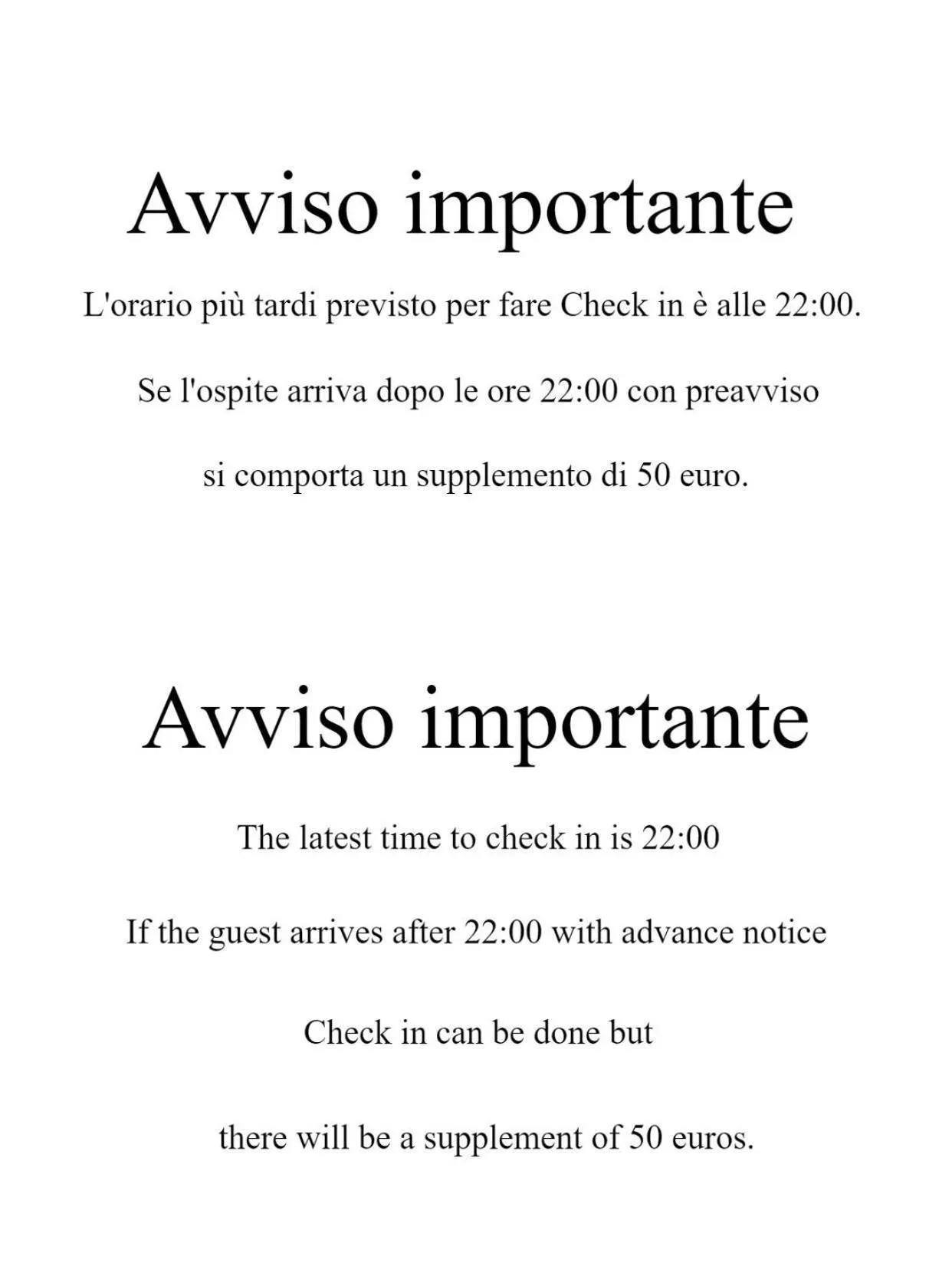 Text overlay in Roma Enrico Guesthouse