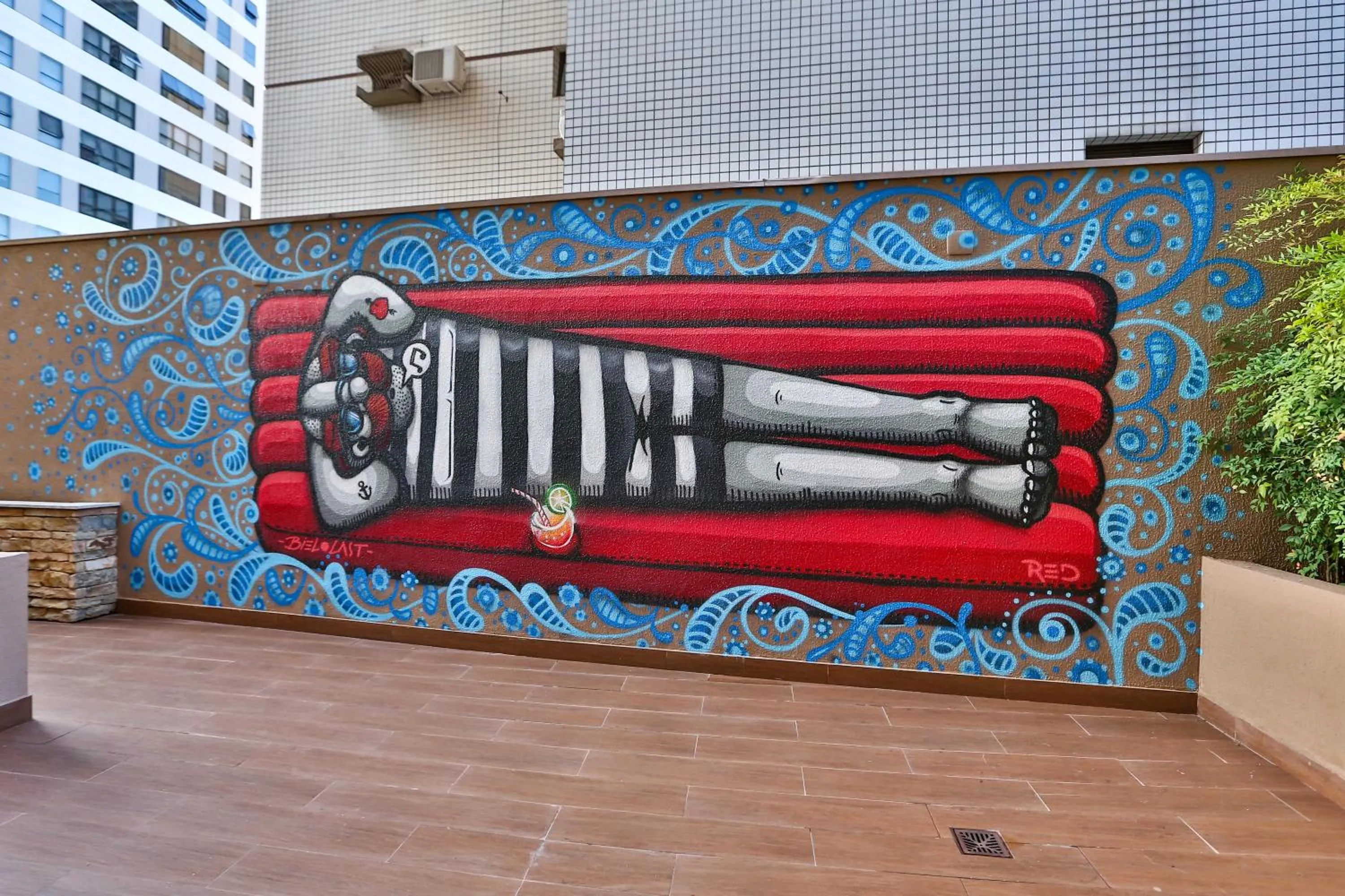 Decorative detail in Radisson RED Campinas