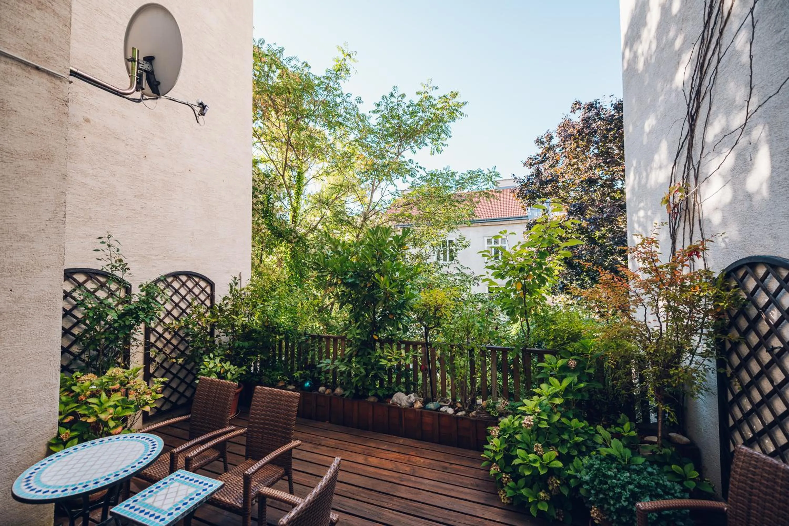 Balcony/Terrace in Leuhusen Boutique Apartments Vienna, Wien