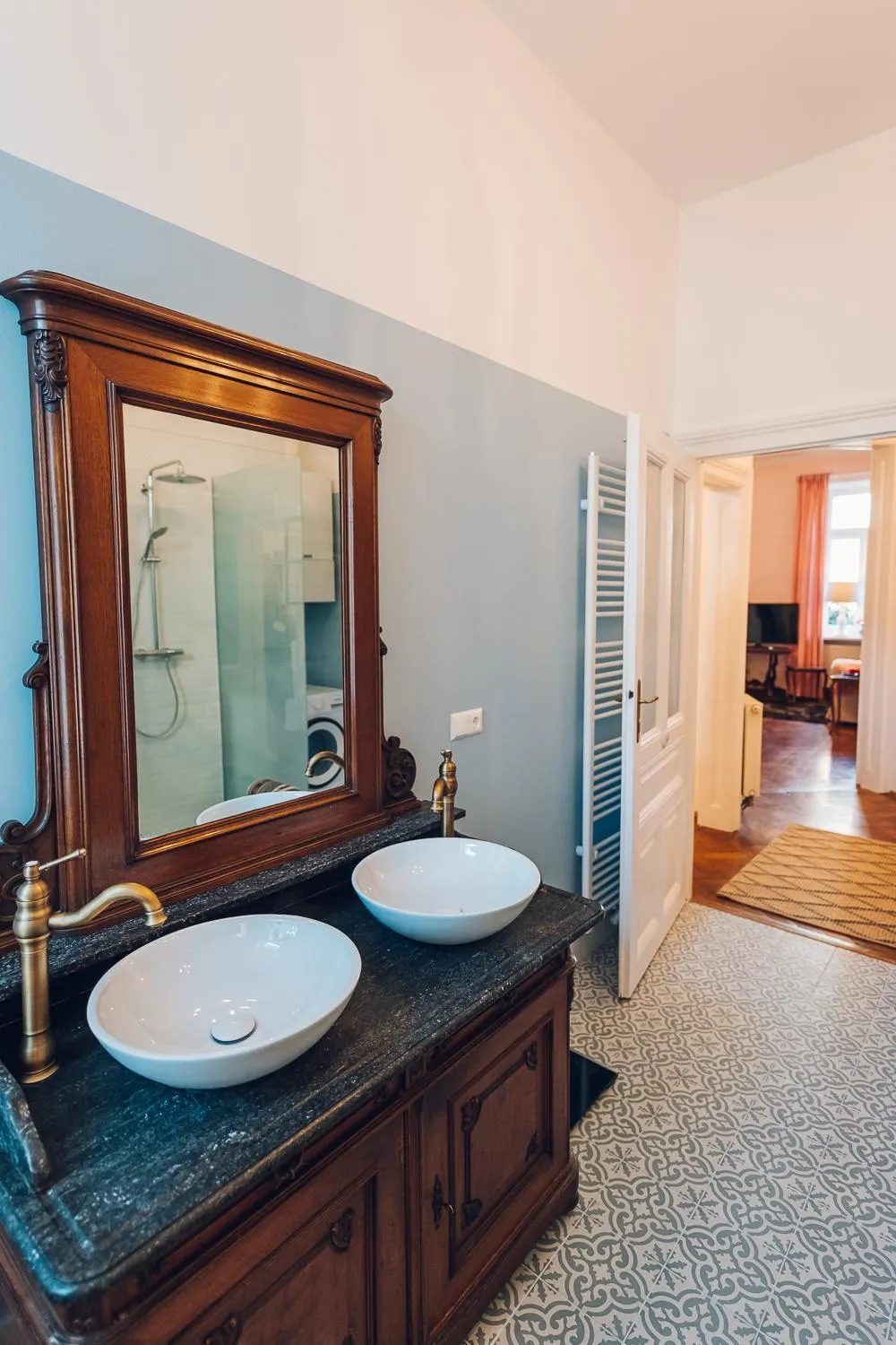 Bathroom in Leuhusen Boutique Apartments Vienna, Wien