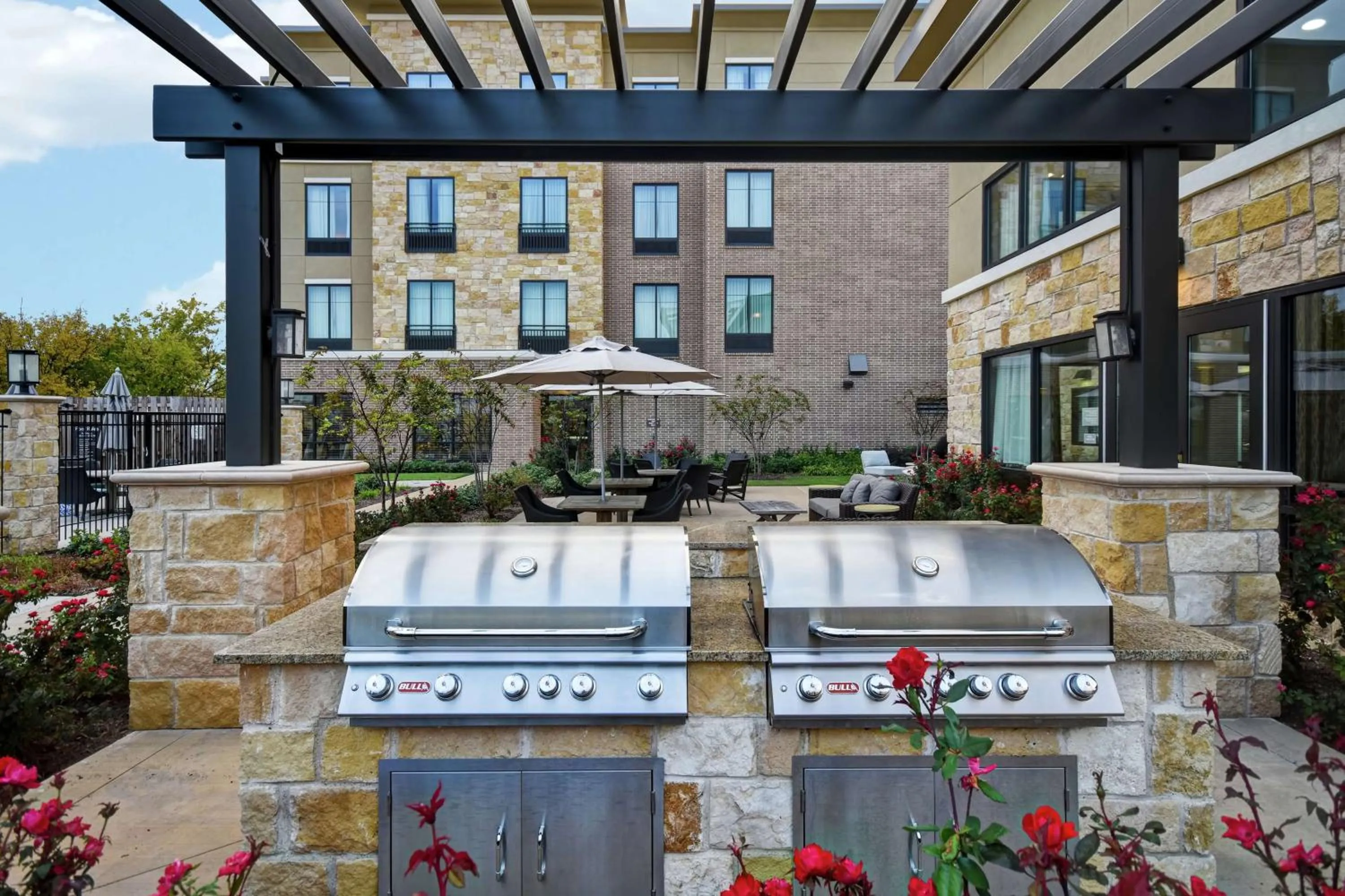 Patio in Homewood Suites by Hilton Dallas Arlington South