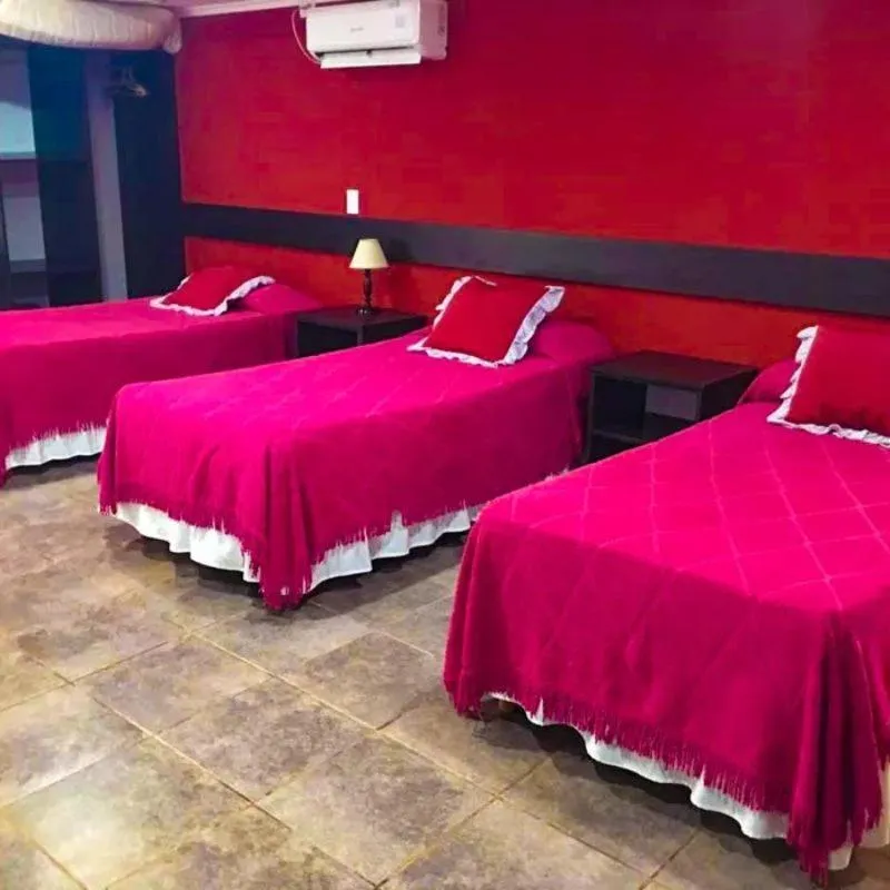 Bed in Hotel Don Horacio