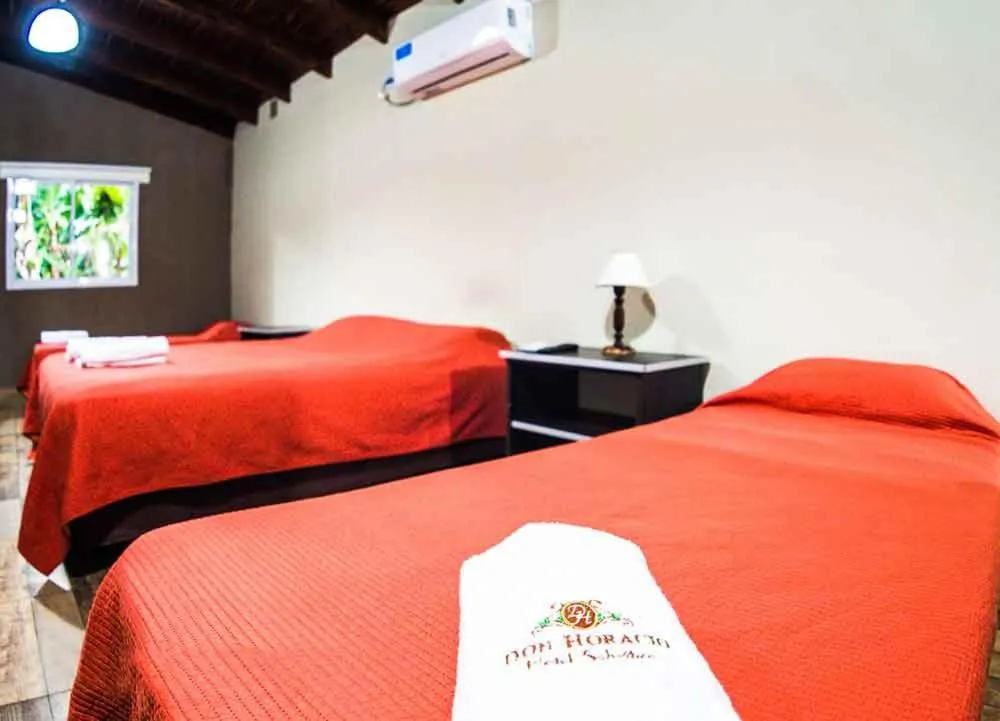 Bed in Hotel Don Horacio