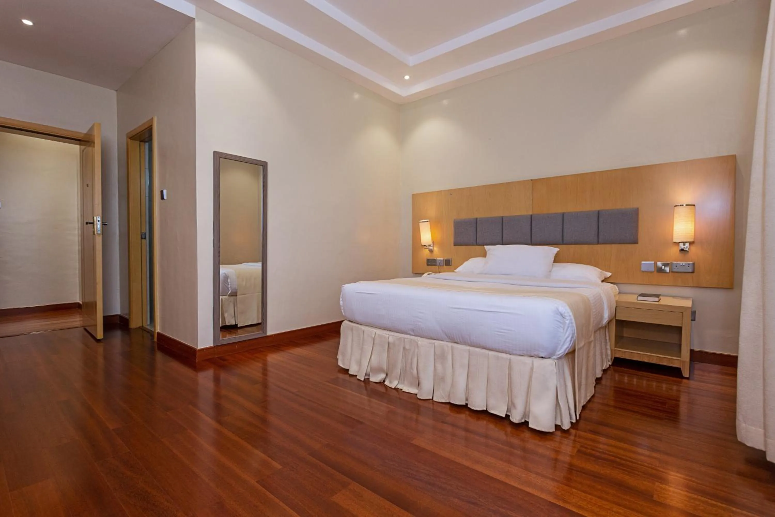 Bed in Three Steers Hotel