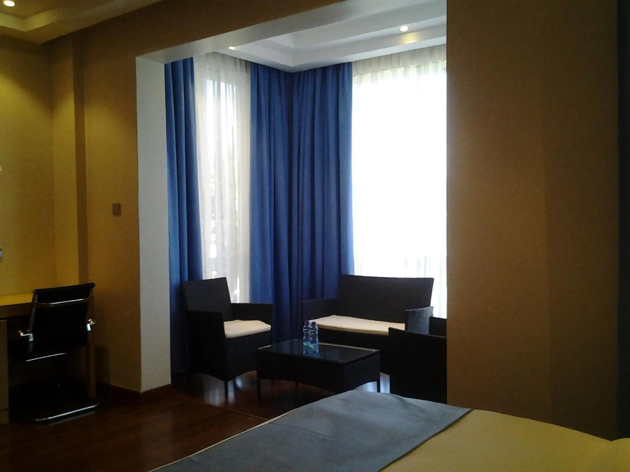 Bed in Three Steers Hotel