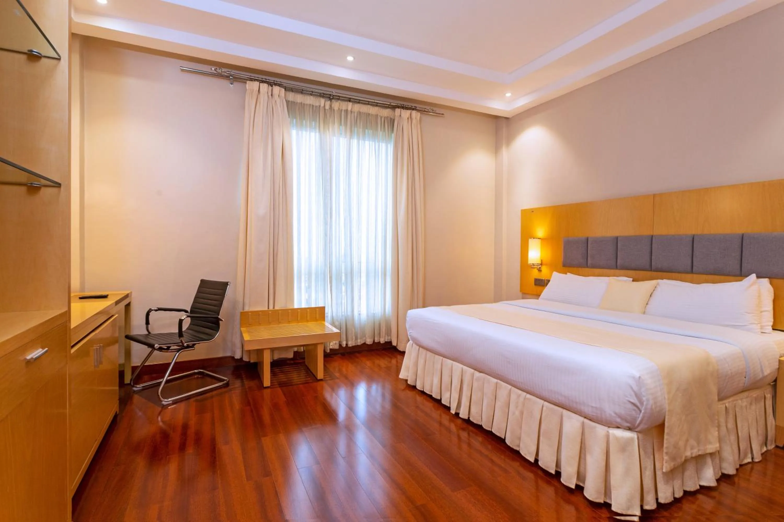 Bed in Three Steers Hotel