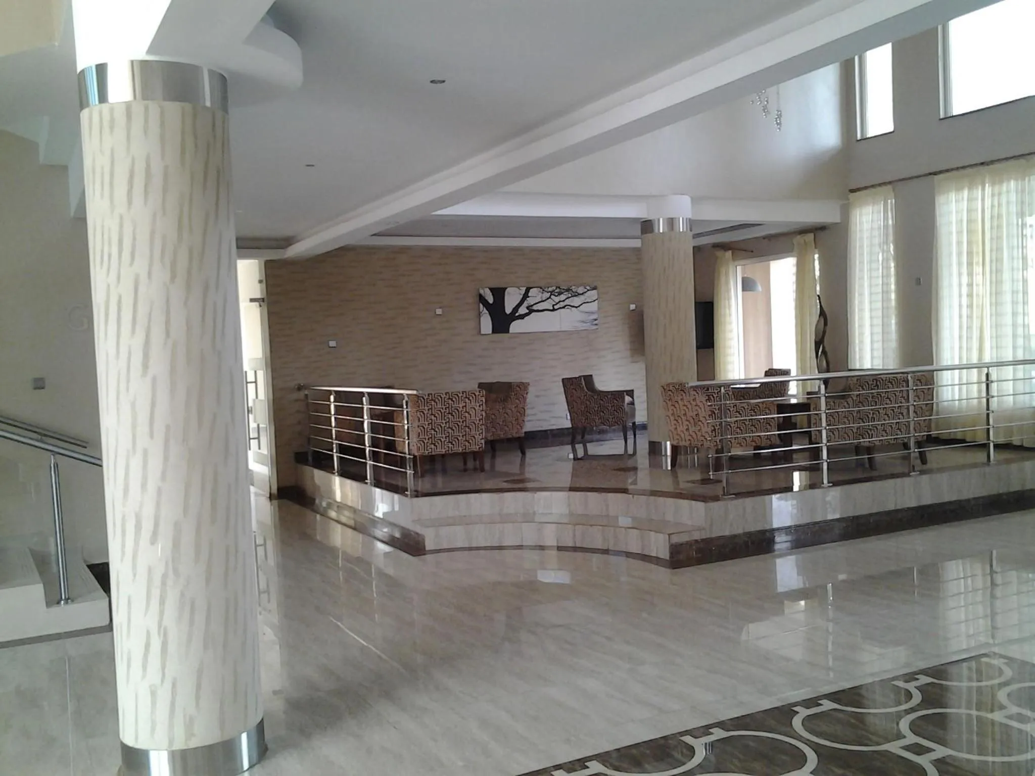 Lobby or reception in Three Steers Hotel