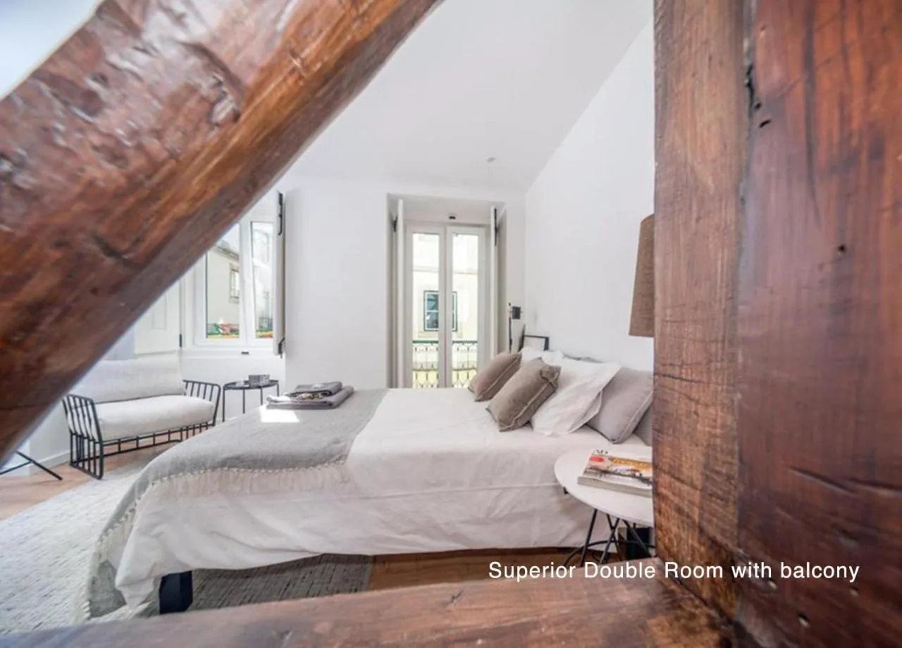 Bedroom, Bed in Bairro House Lisbon Charming Suites