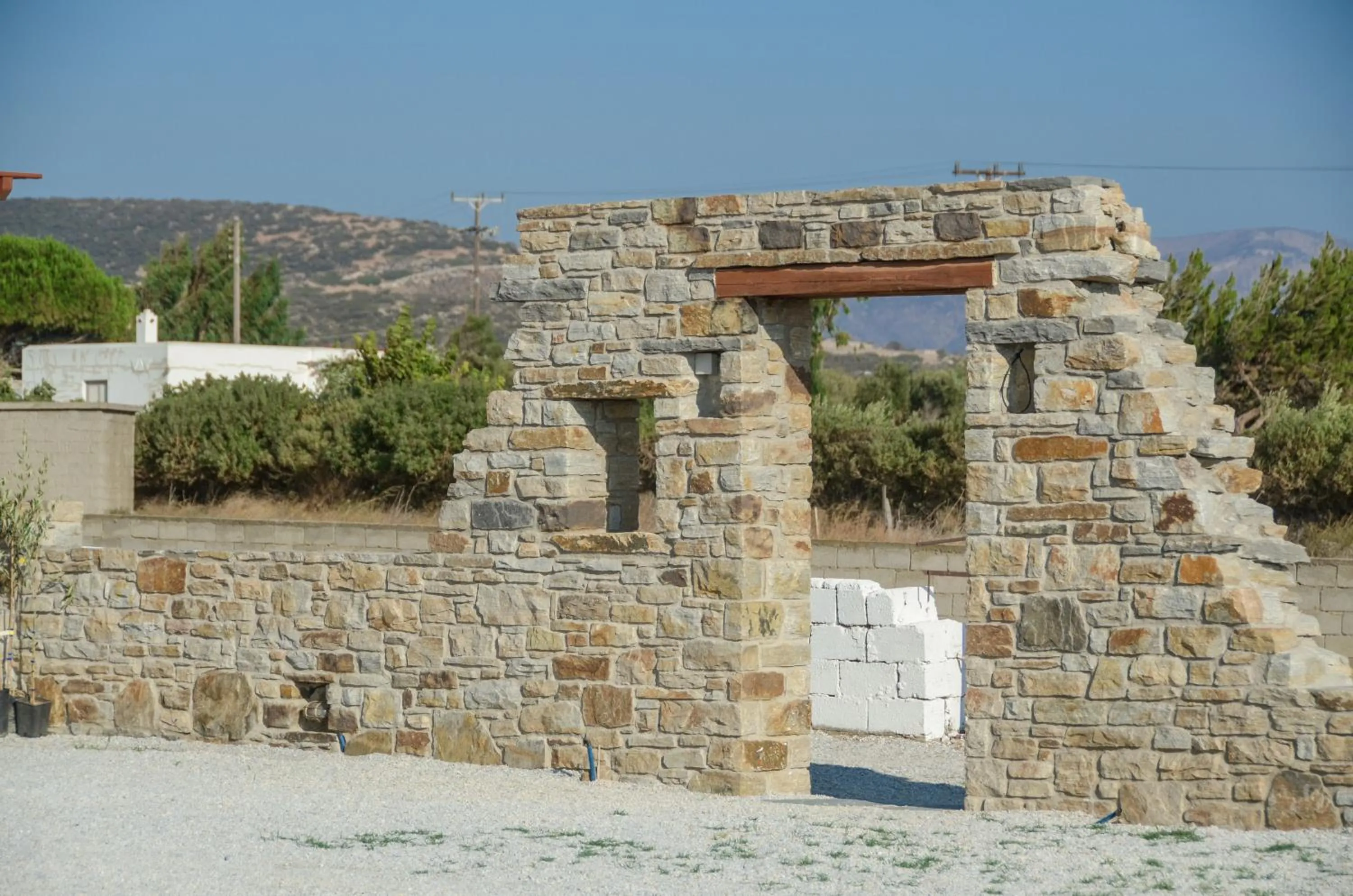 Decorative detail in Villa Kastraki