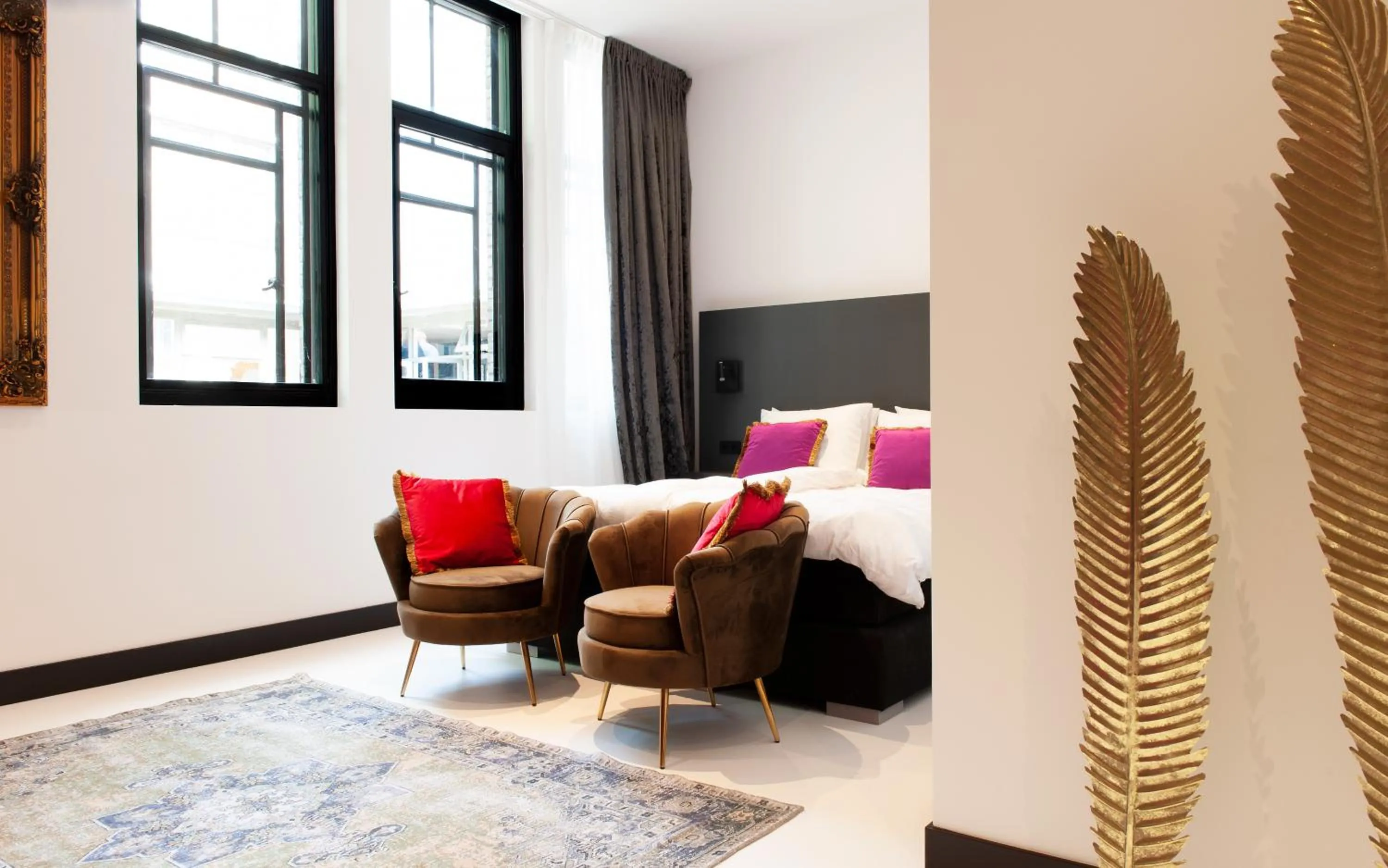 Bed in Boutique Hotel De Salon