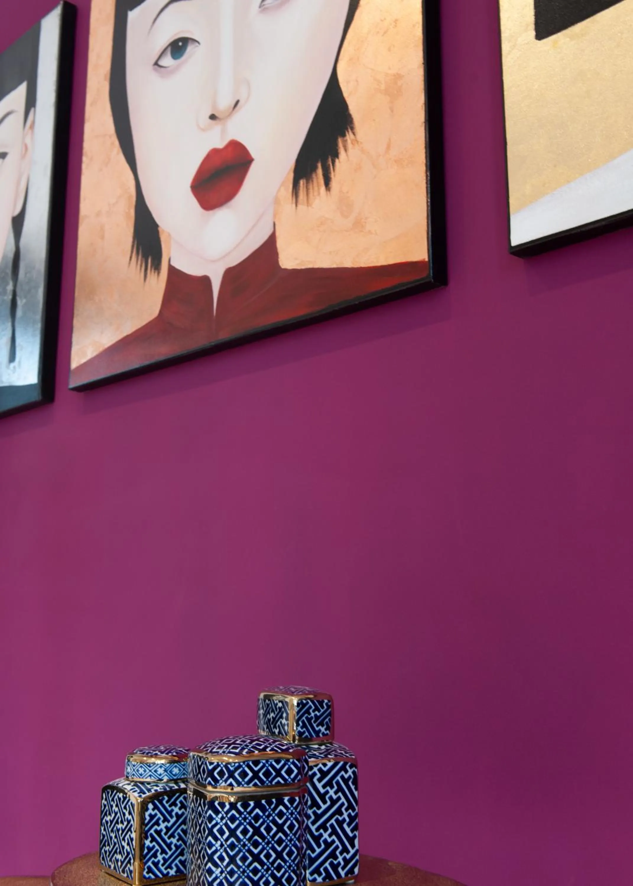 Decorative detail in Boutique Hotel De Salon