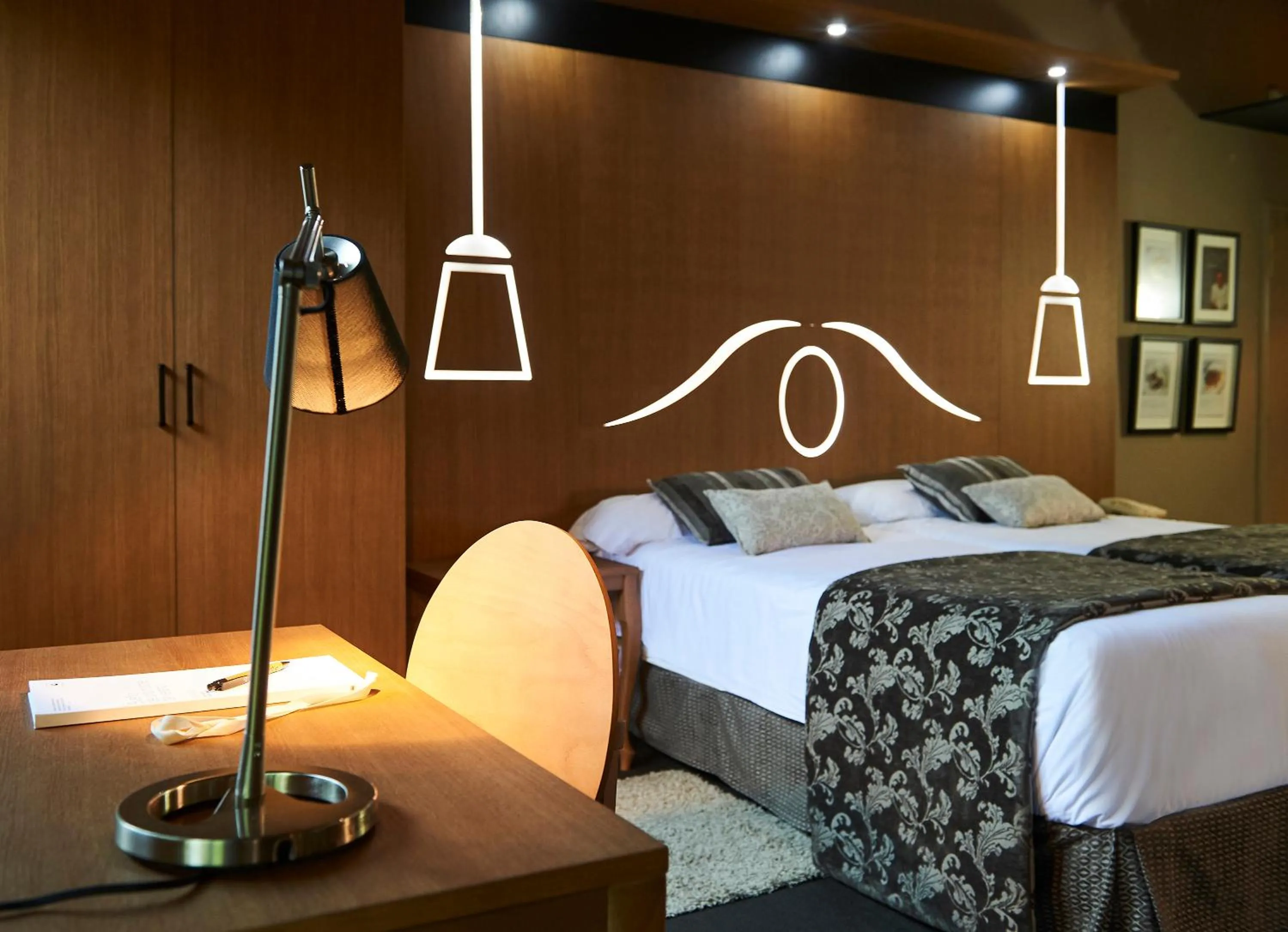 Decorative detail, Bed in Legazpi Doce Rooms & Suites