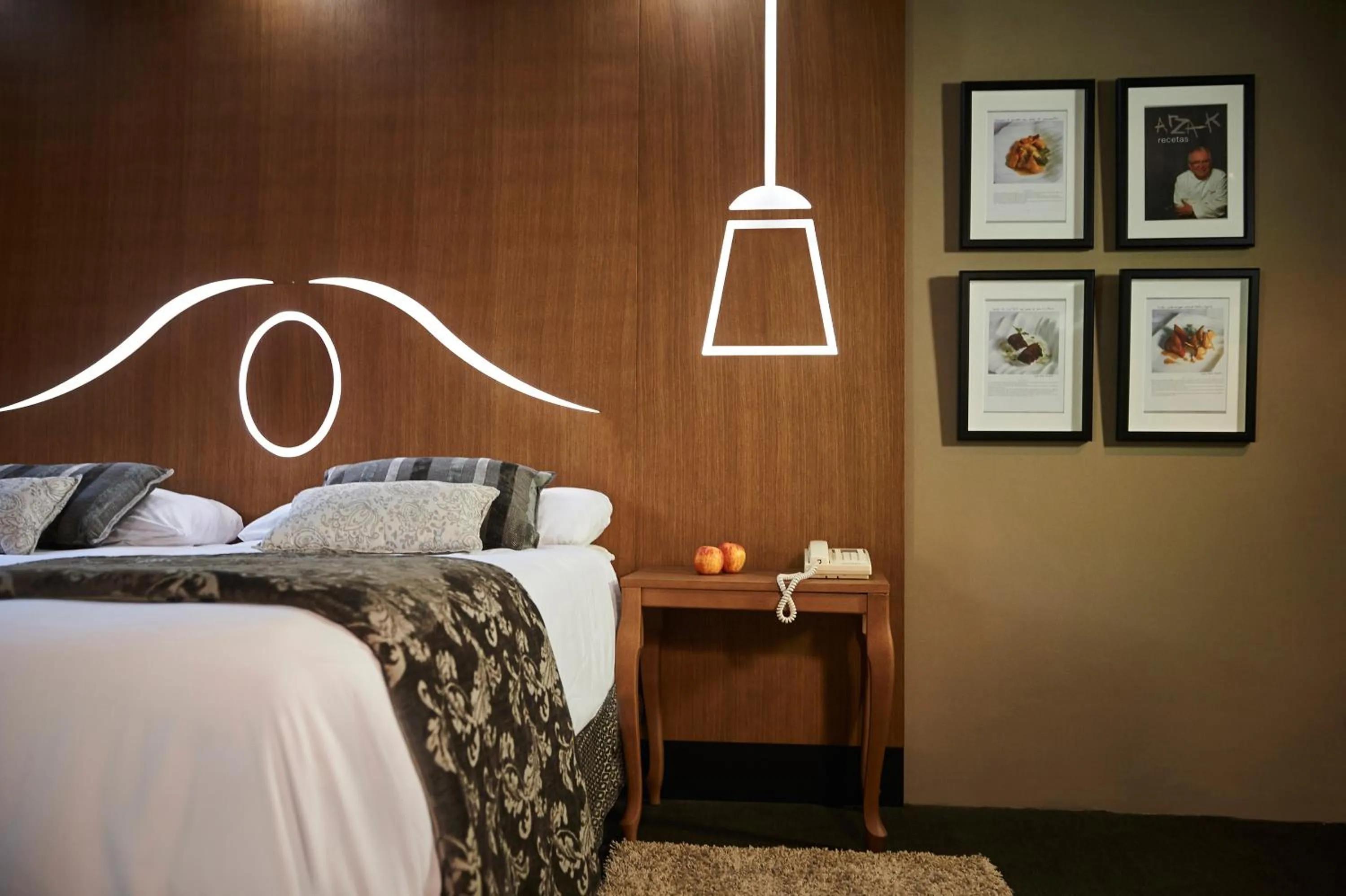 Decorative detail, Bed in Legazpi Doce Rooms & Suites