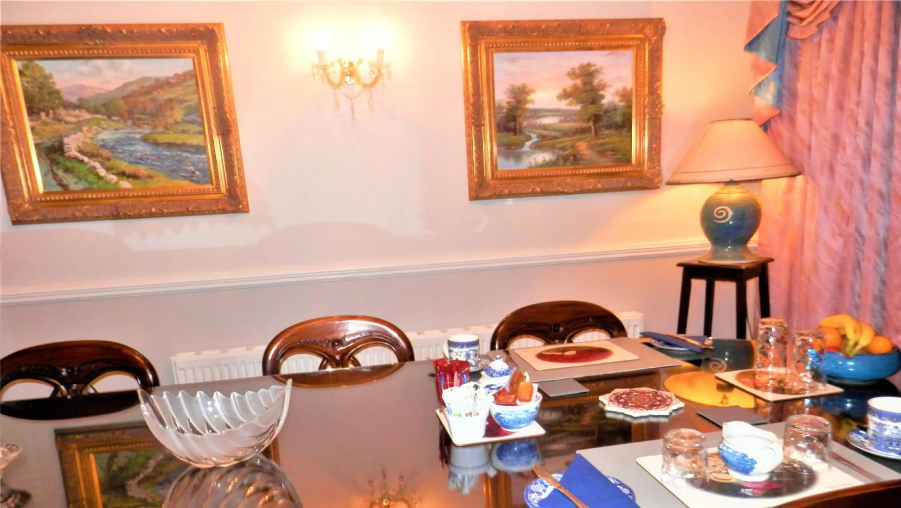 Dining area in Leabrook House
