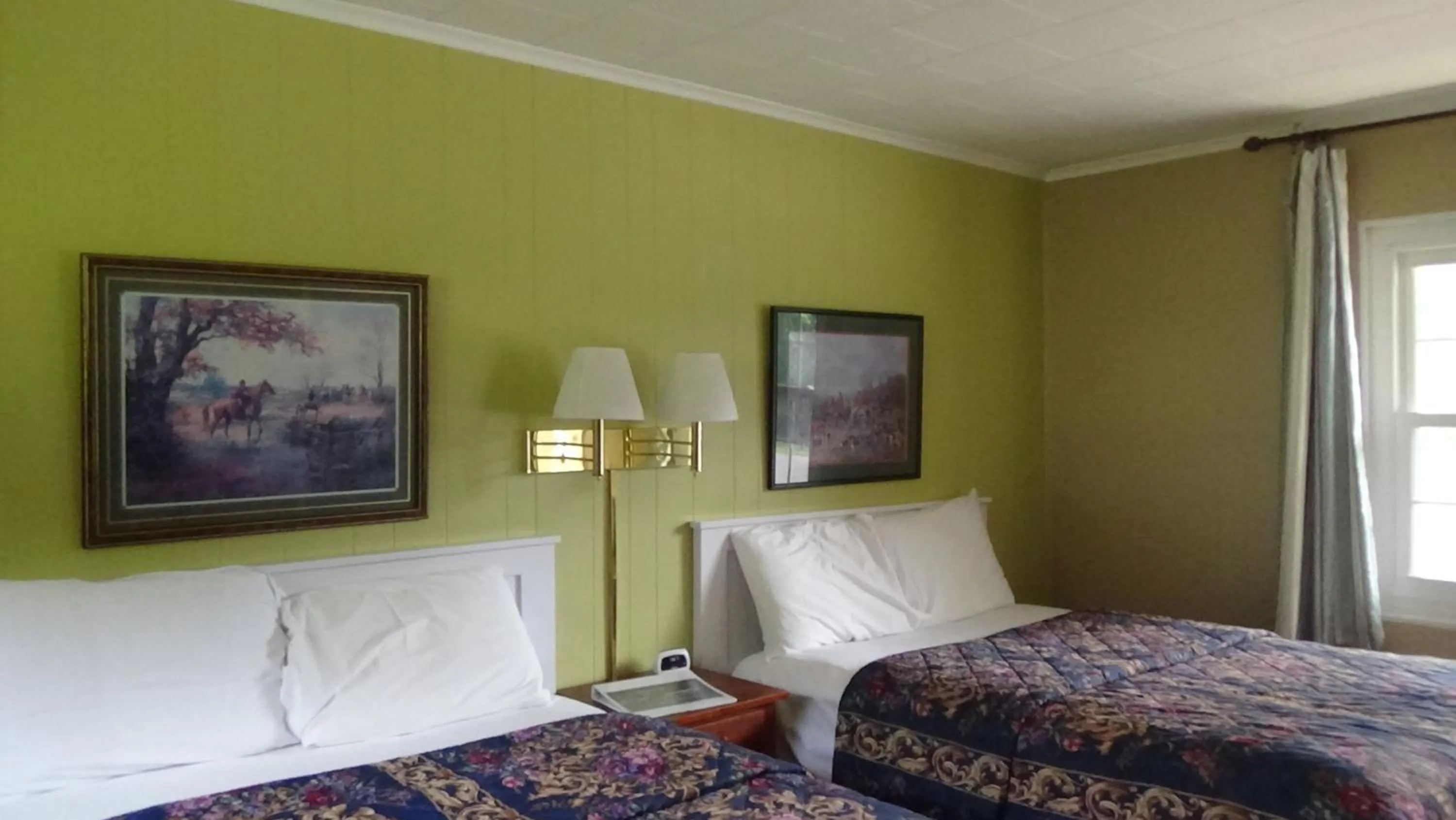 Bed in Roseloe Motel