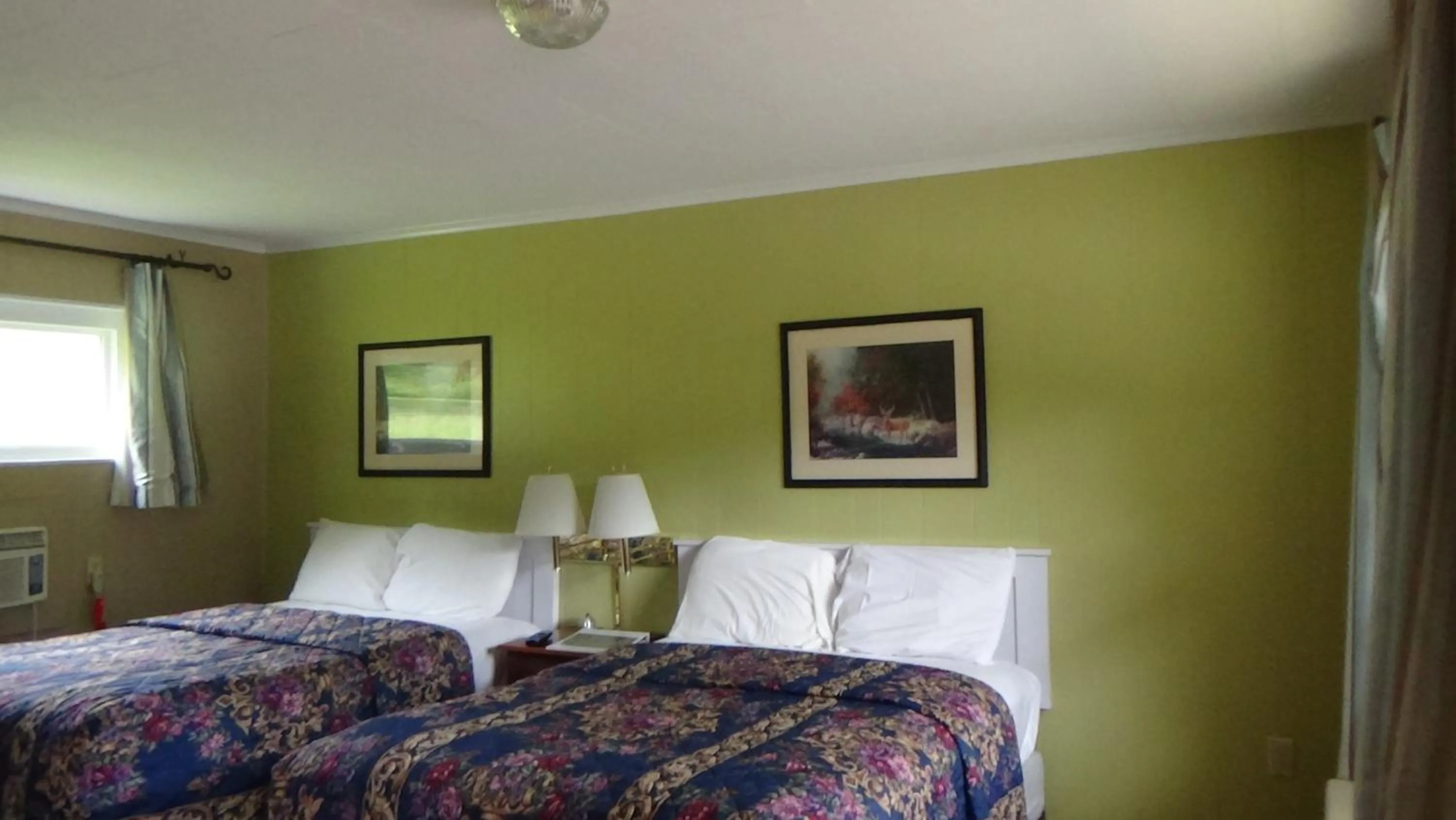 Bed in Roseloe Motel