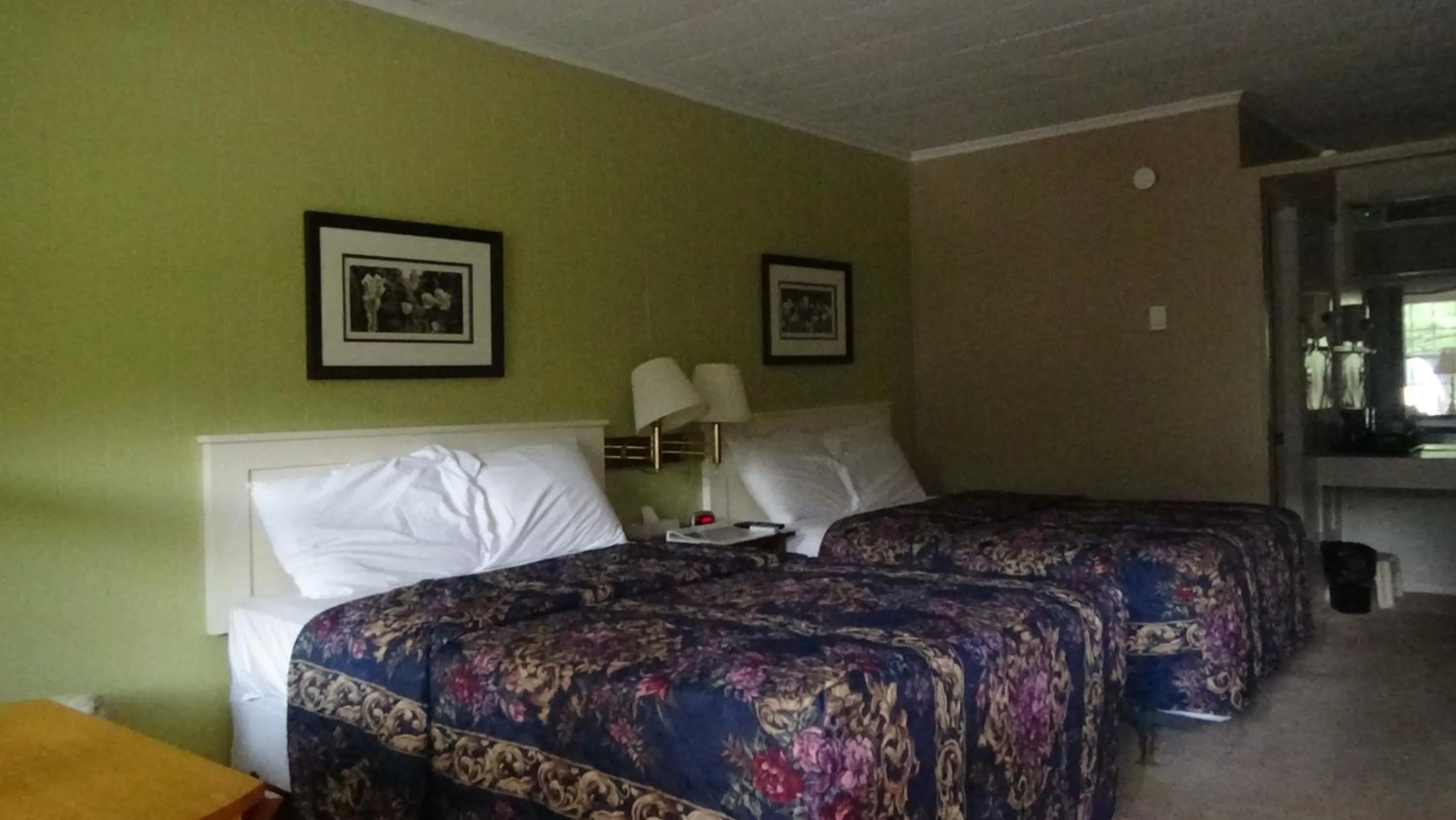 Bed in Roseloe Motel