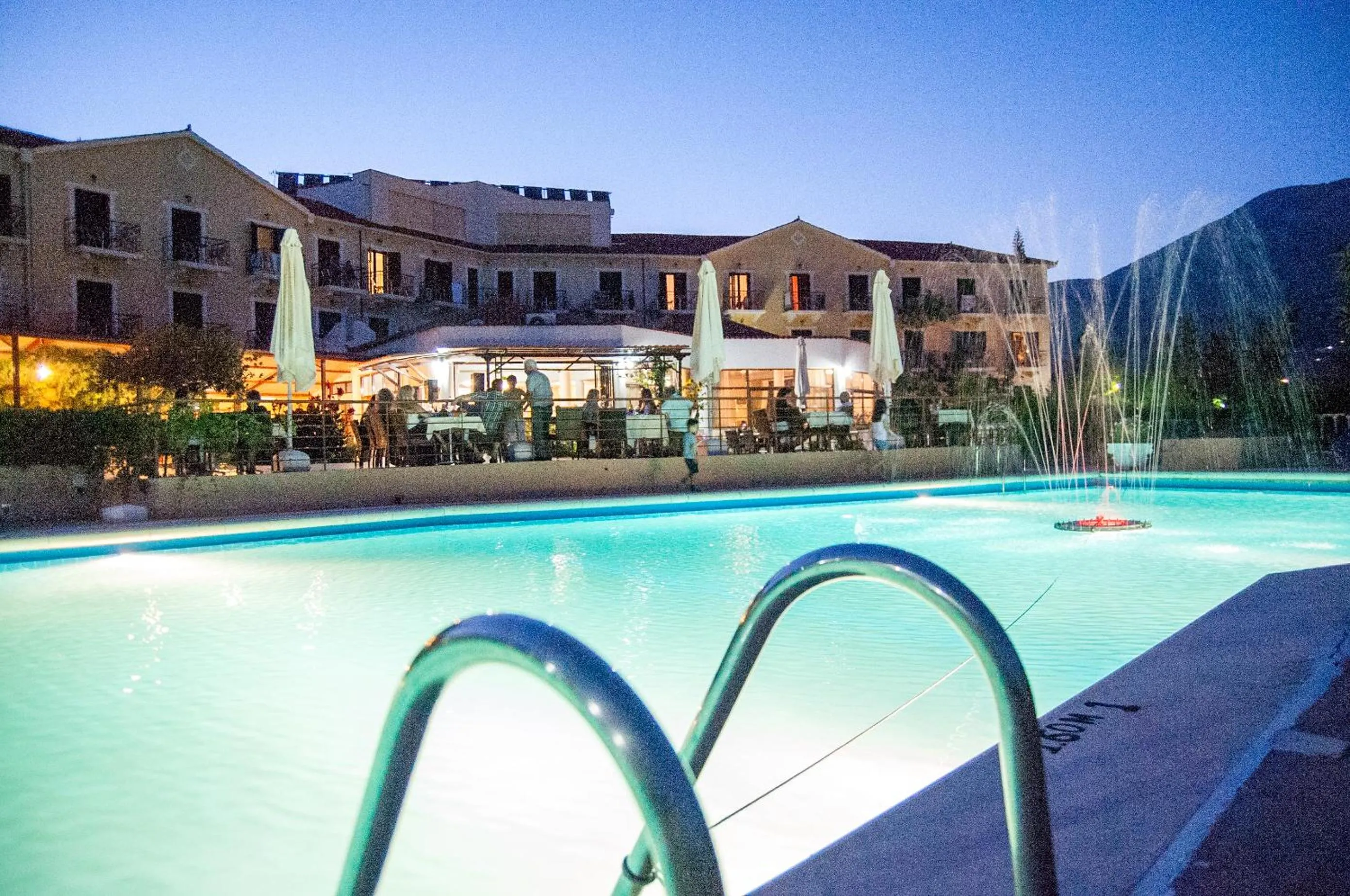 Facade/entrance in Karavados Beach Hotel