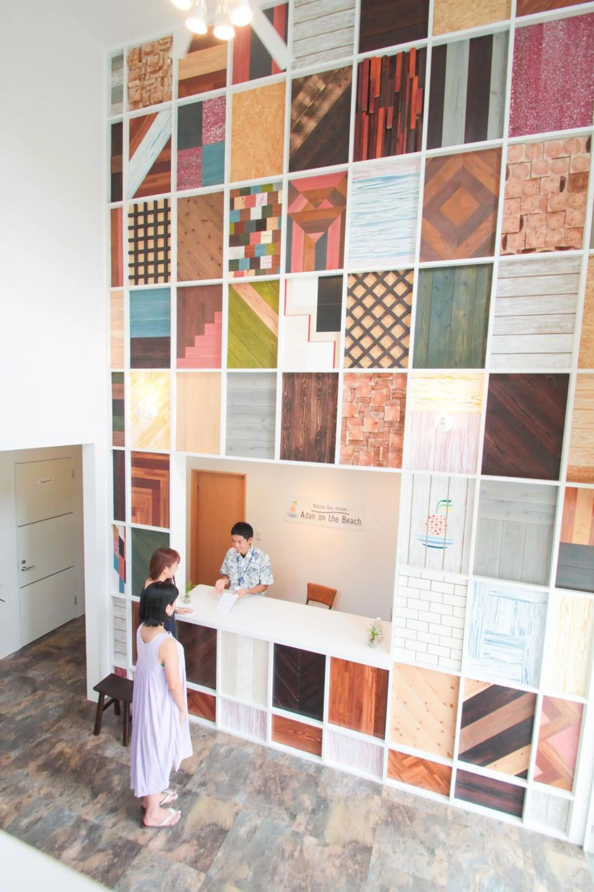 People in Native Sea Amami Adan On The Beach