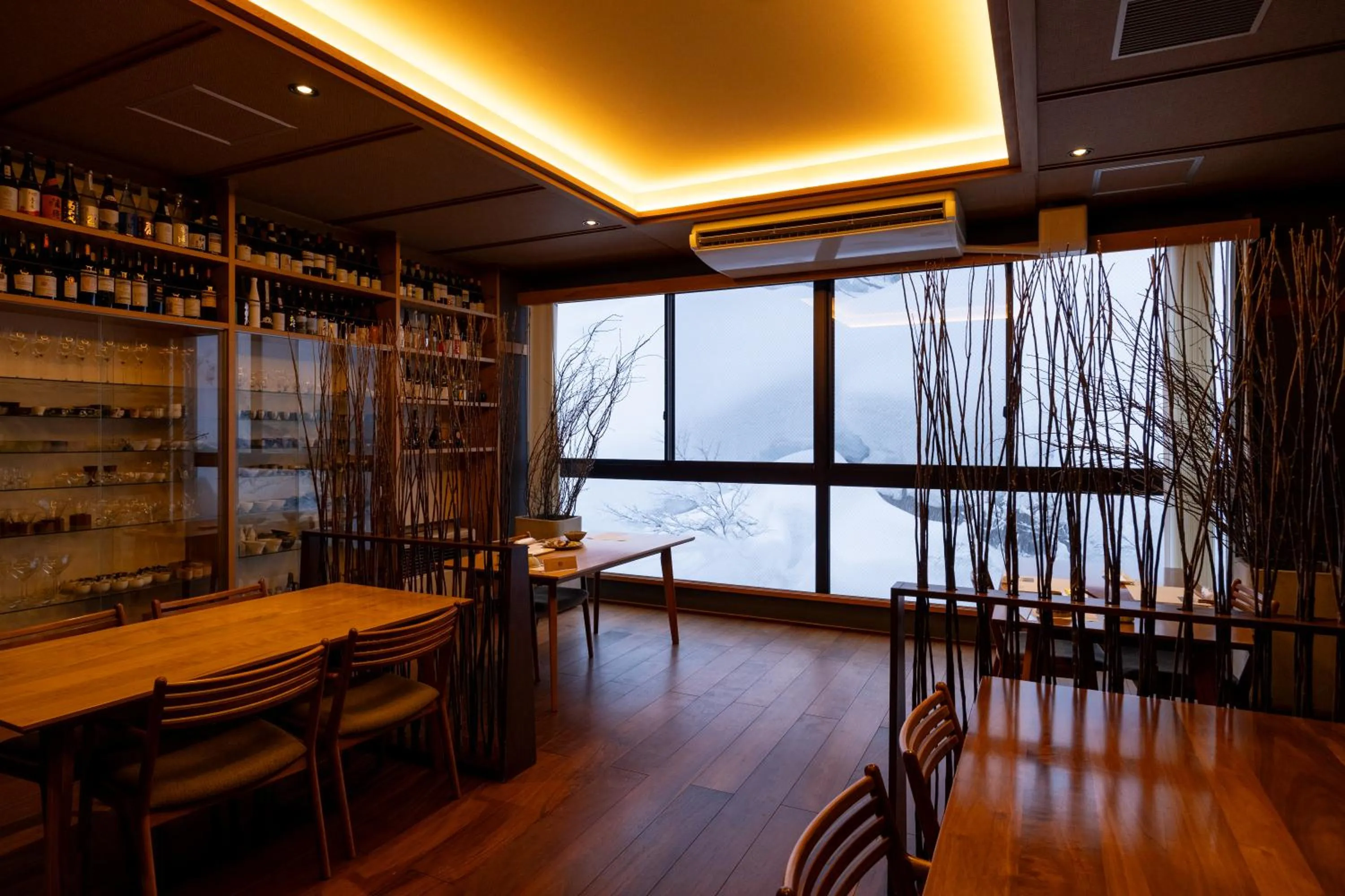 Dining area in Sake Hotel Tamakiya
