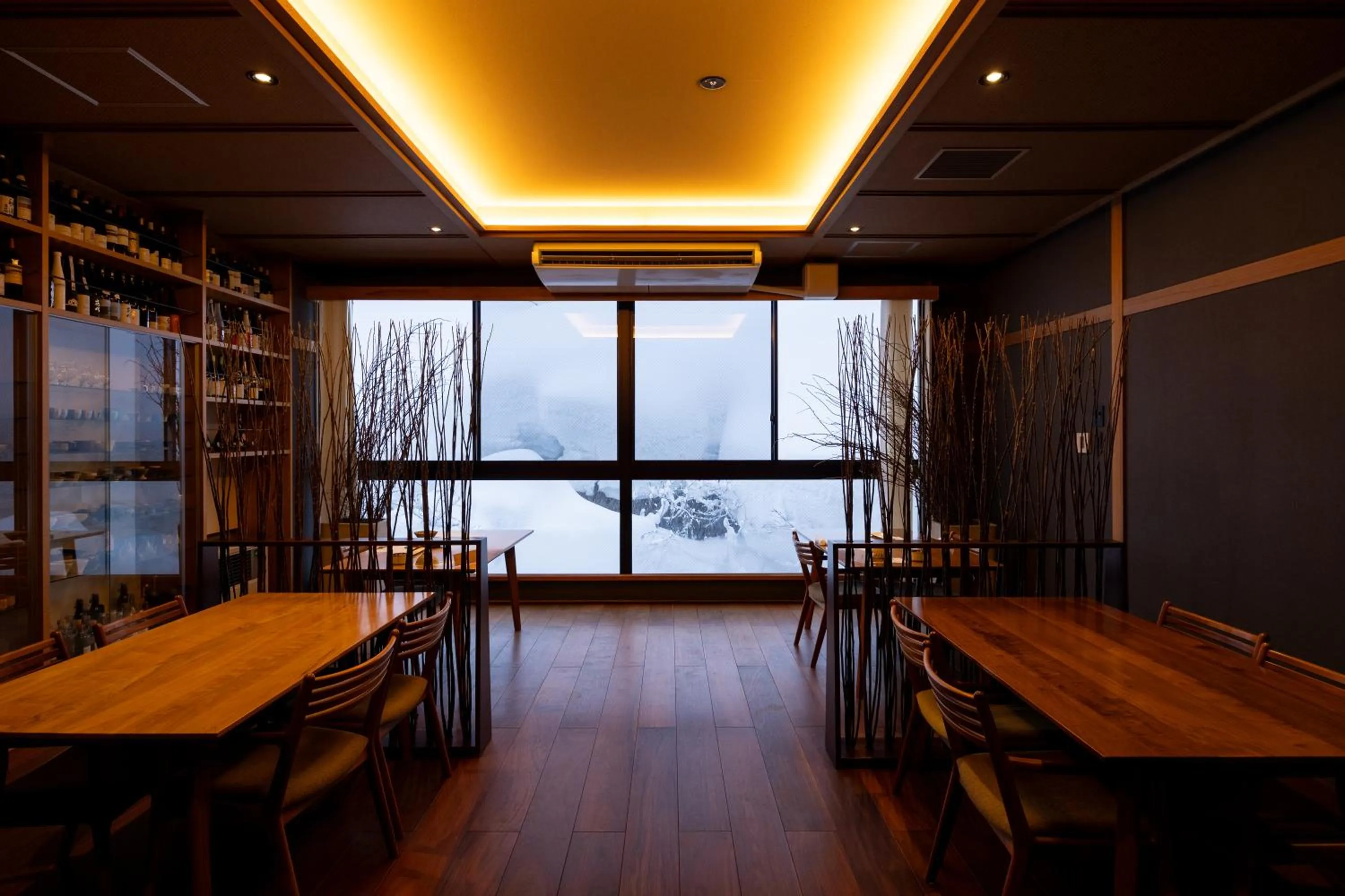Dining area in Sake Hotel Tamakiya