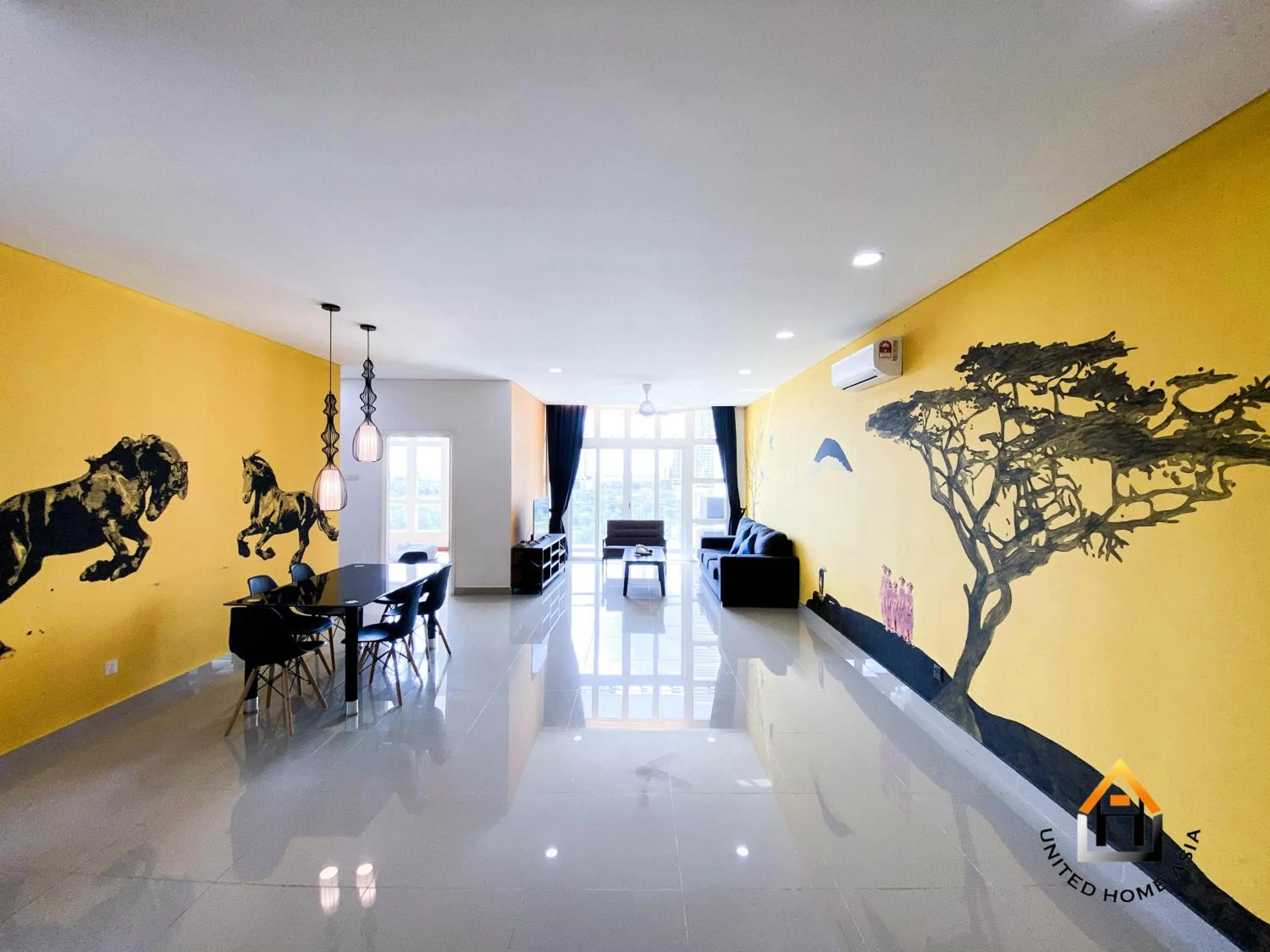 Living room in Holi 1Medini Themed Suites