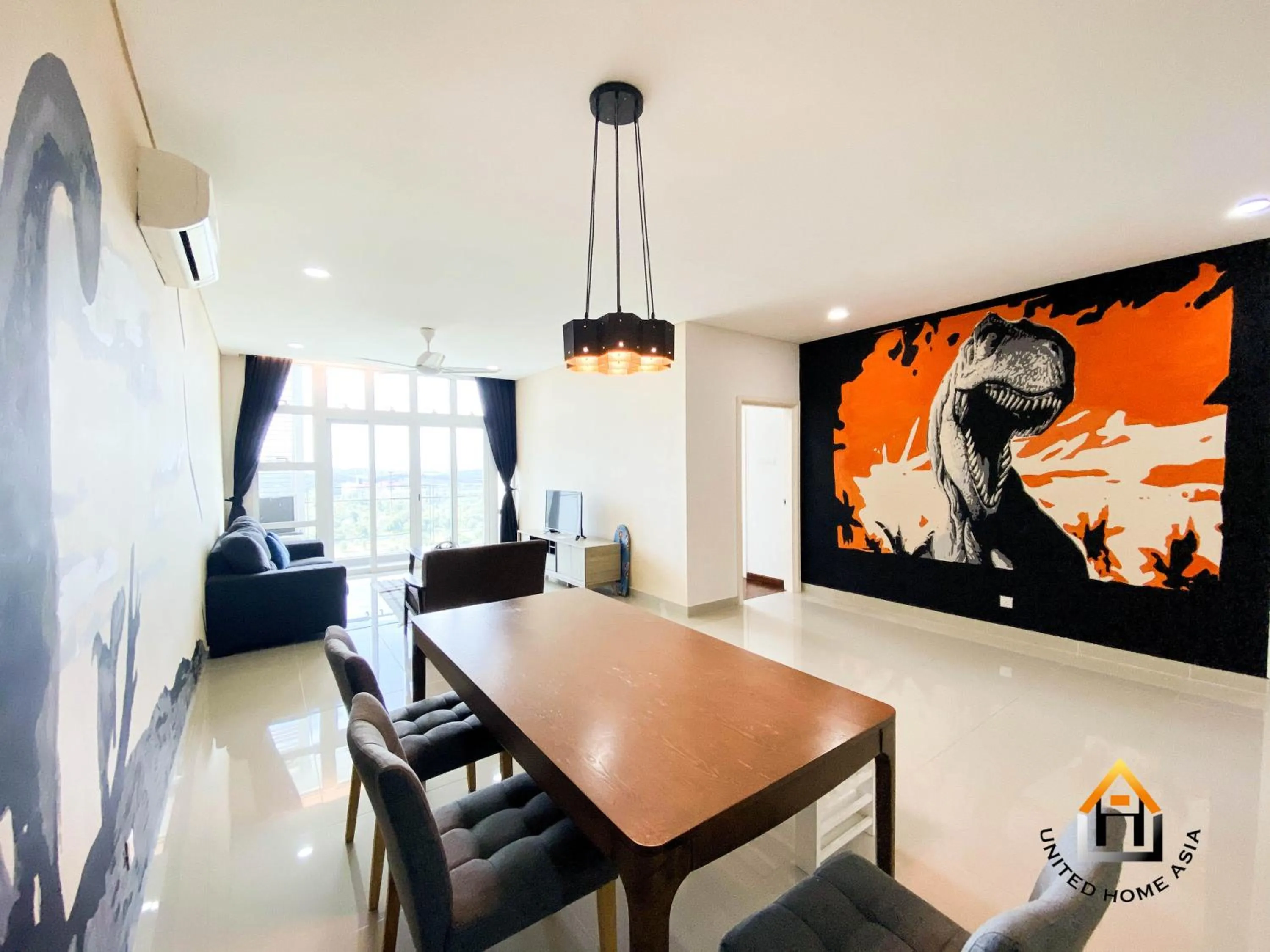 Living room in Holi 1Medini Themed Suites