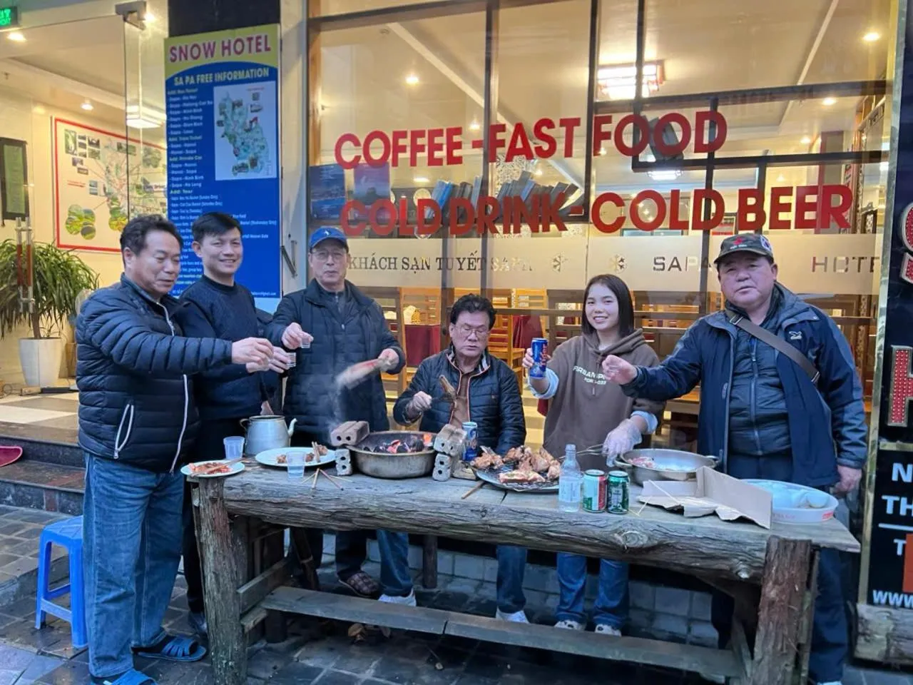 Drinks in Sapa Snow Hotel