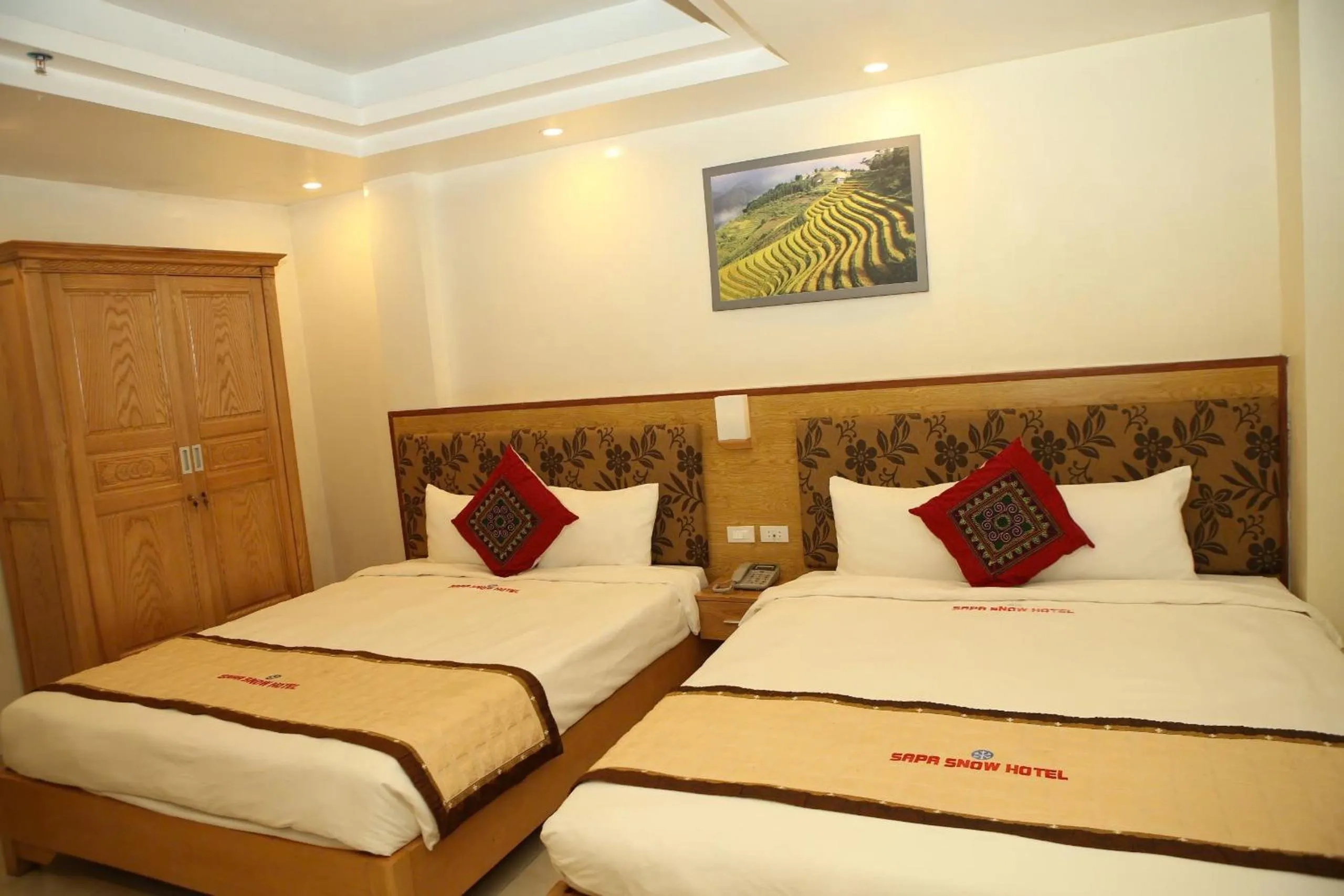 Bed in Sapa Snow Hotel