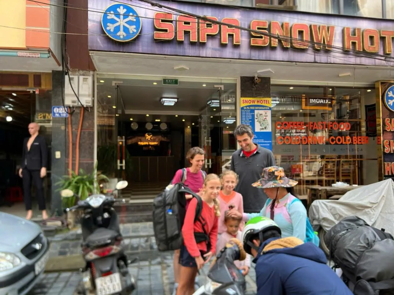 People in Sapa Snow Hotel