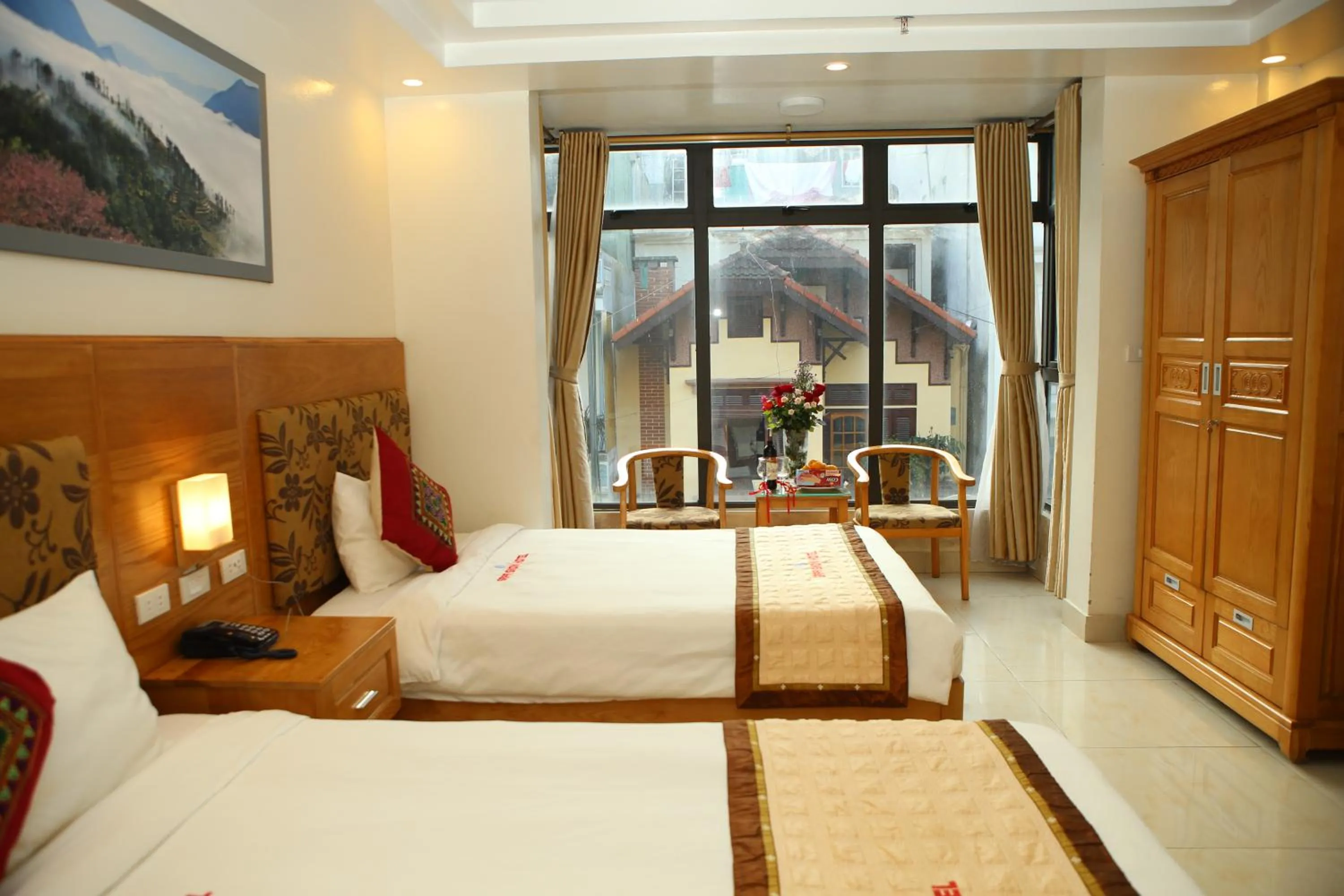 Living room, Bed in Sapa Snow Hotel