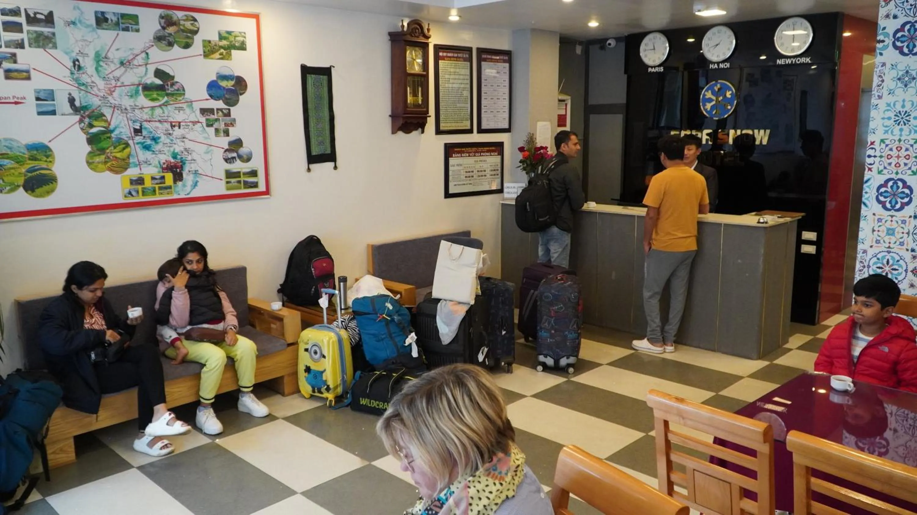 People in Sapa Snow Hotel