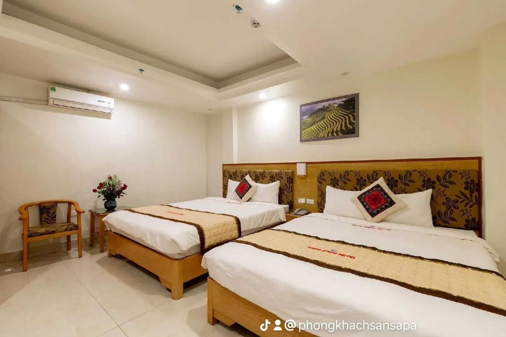 Bed in Sapa Snow Hotel