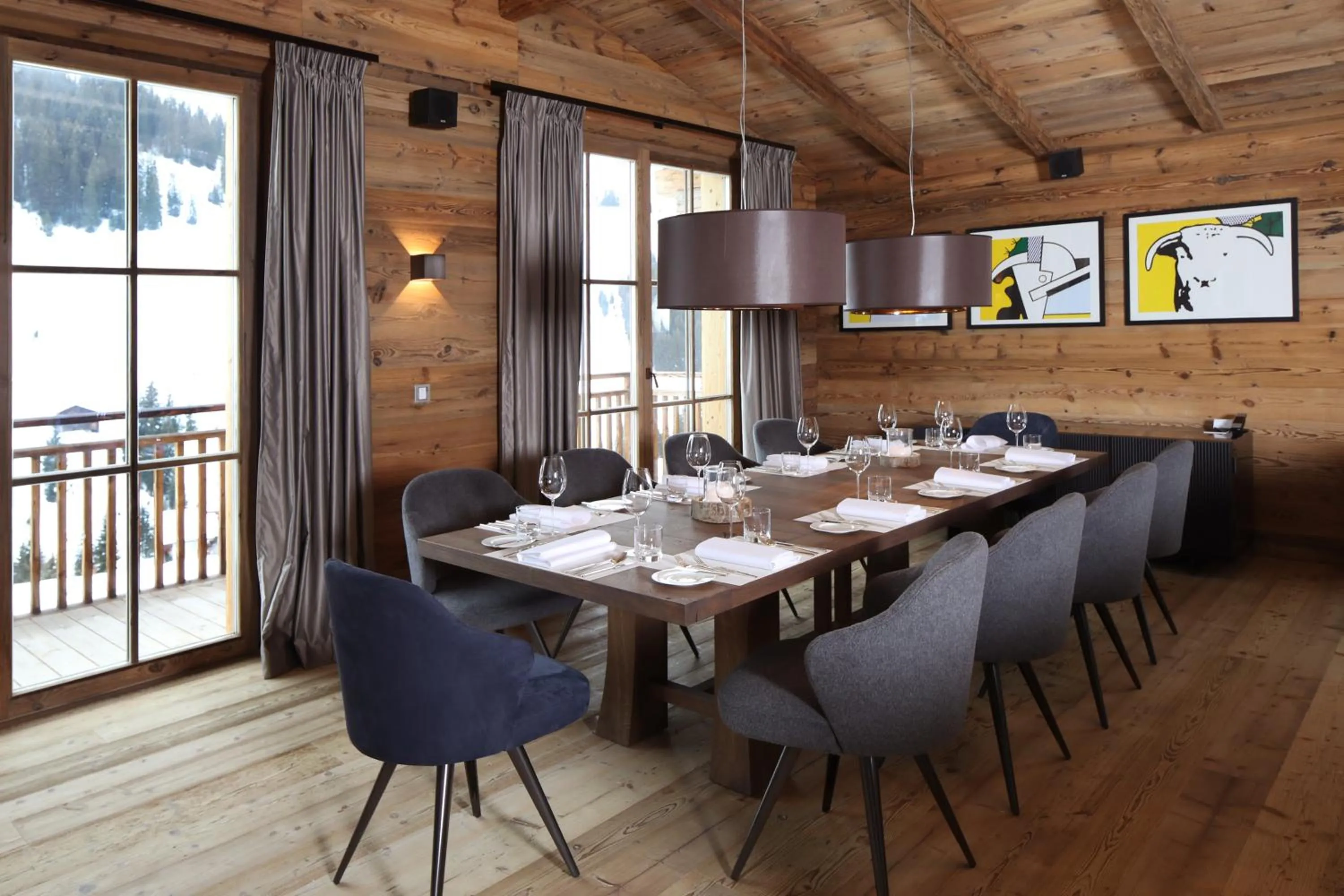 Dining area in SEVERIN*S – The Alpine Retreat