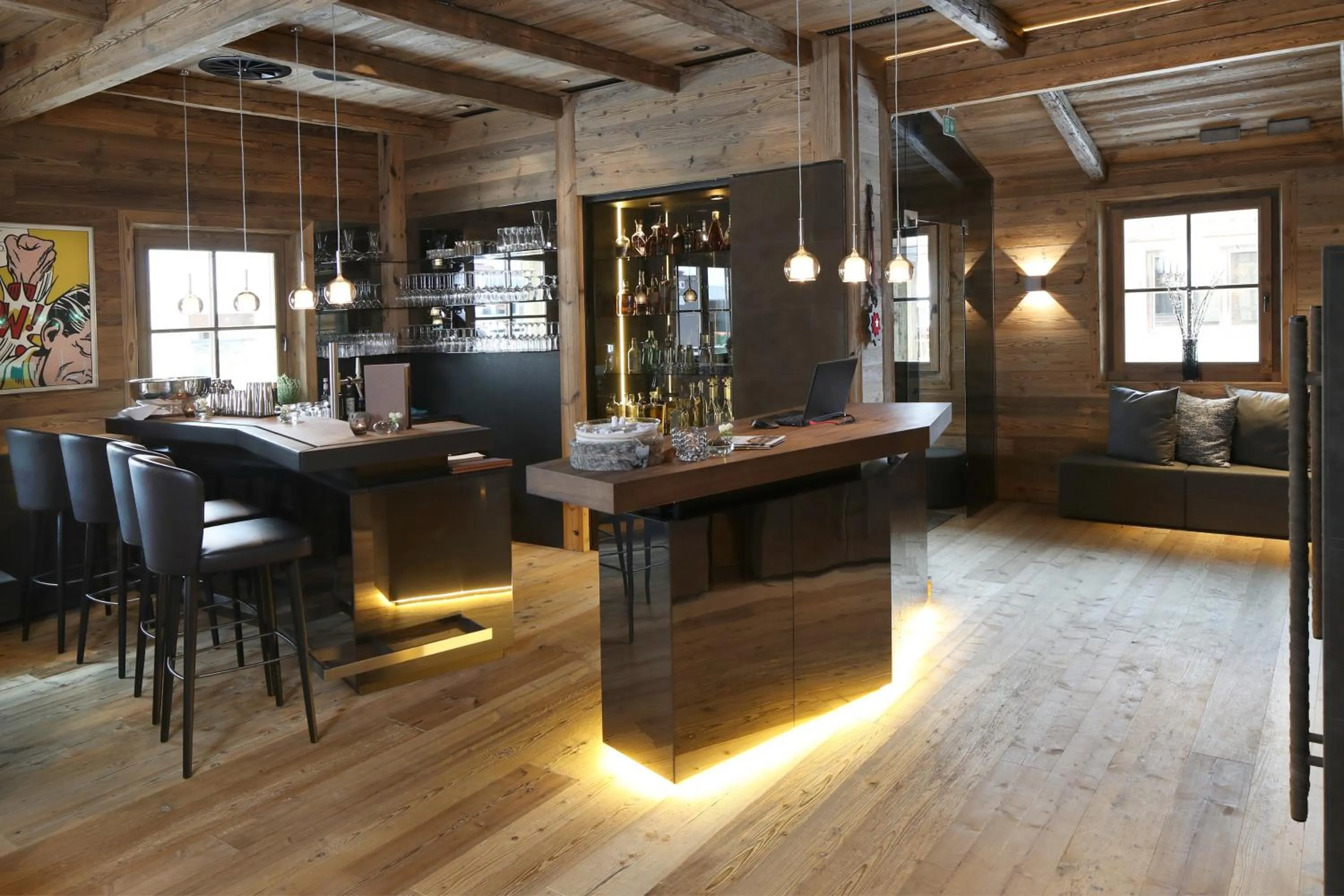 Lobby or reception in SEVERIN*S – The Alpine Retreat