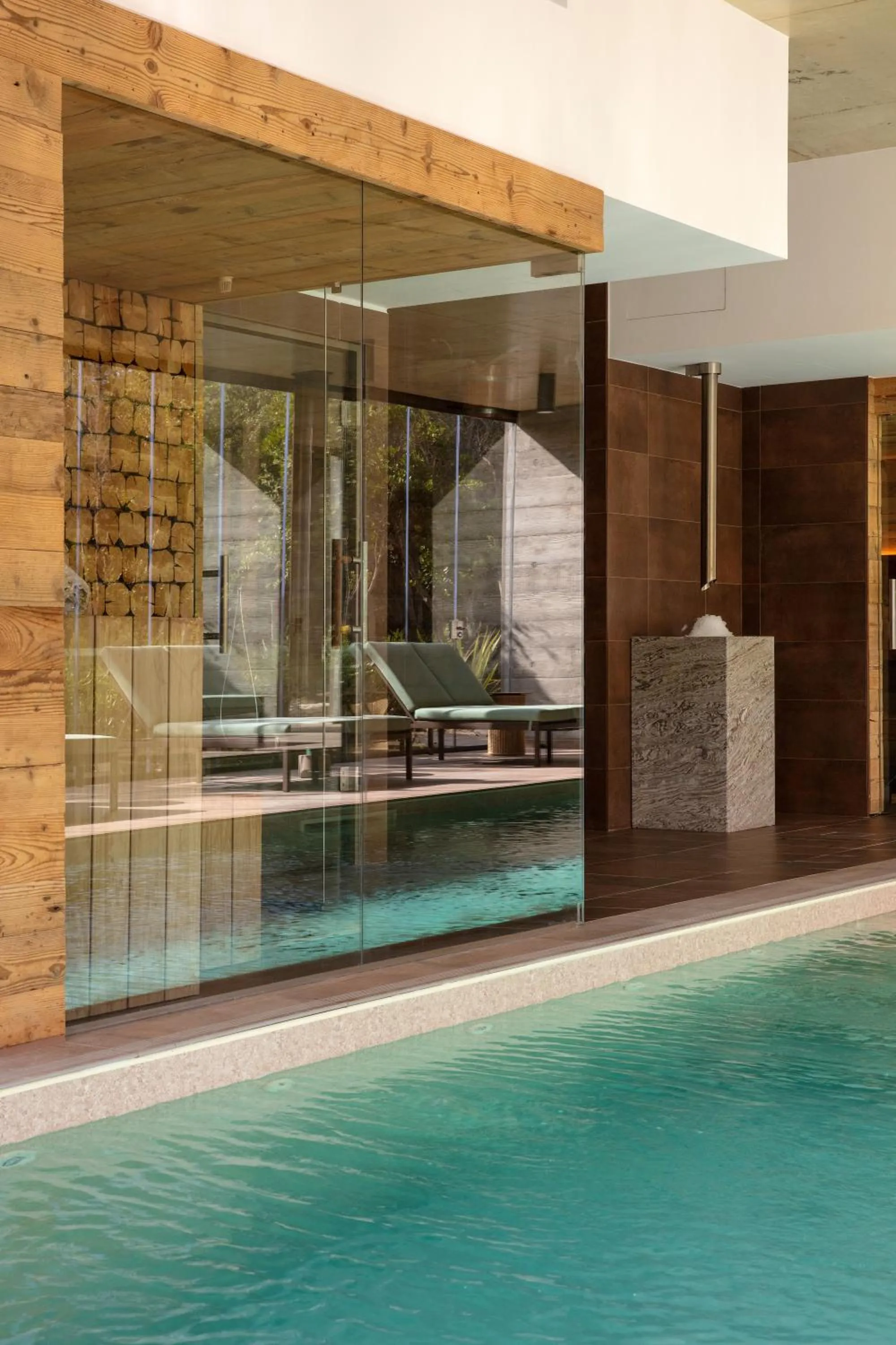 Sauna in Hôtel & Spa Version Maquis Citadelle