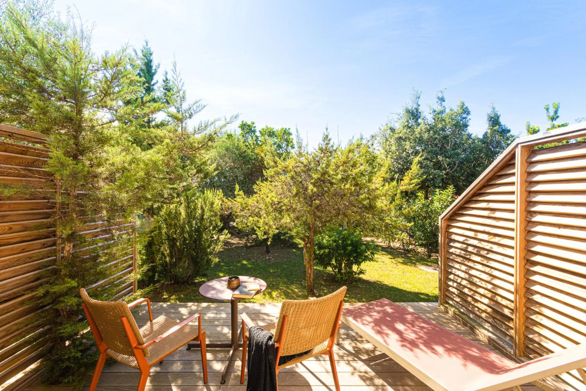 Garden view in Hôtel & Spa Version Maquis Citadelle