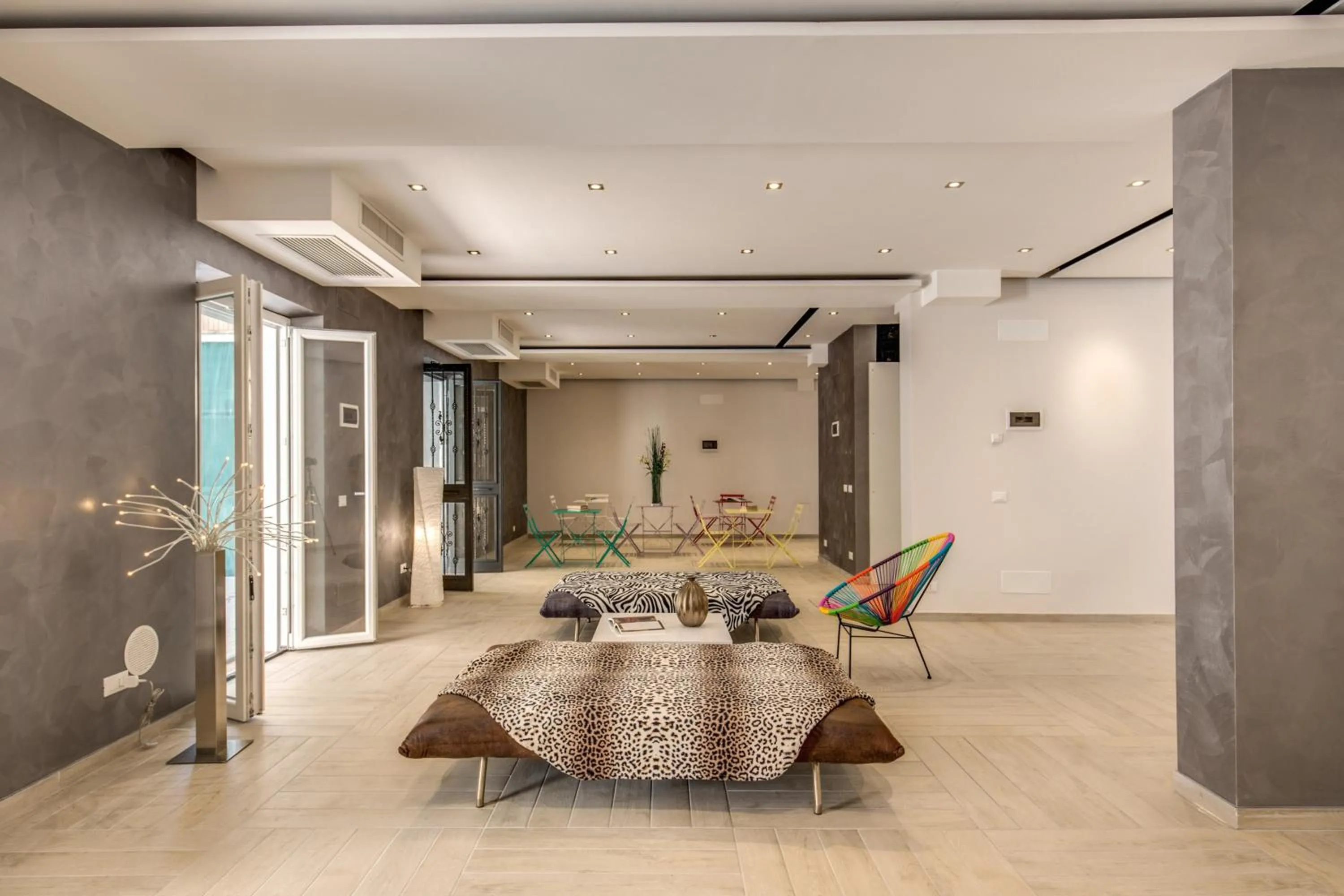 Communal lounge/ TV room in The Bricks Rome