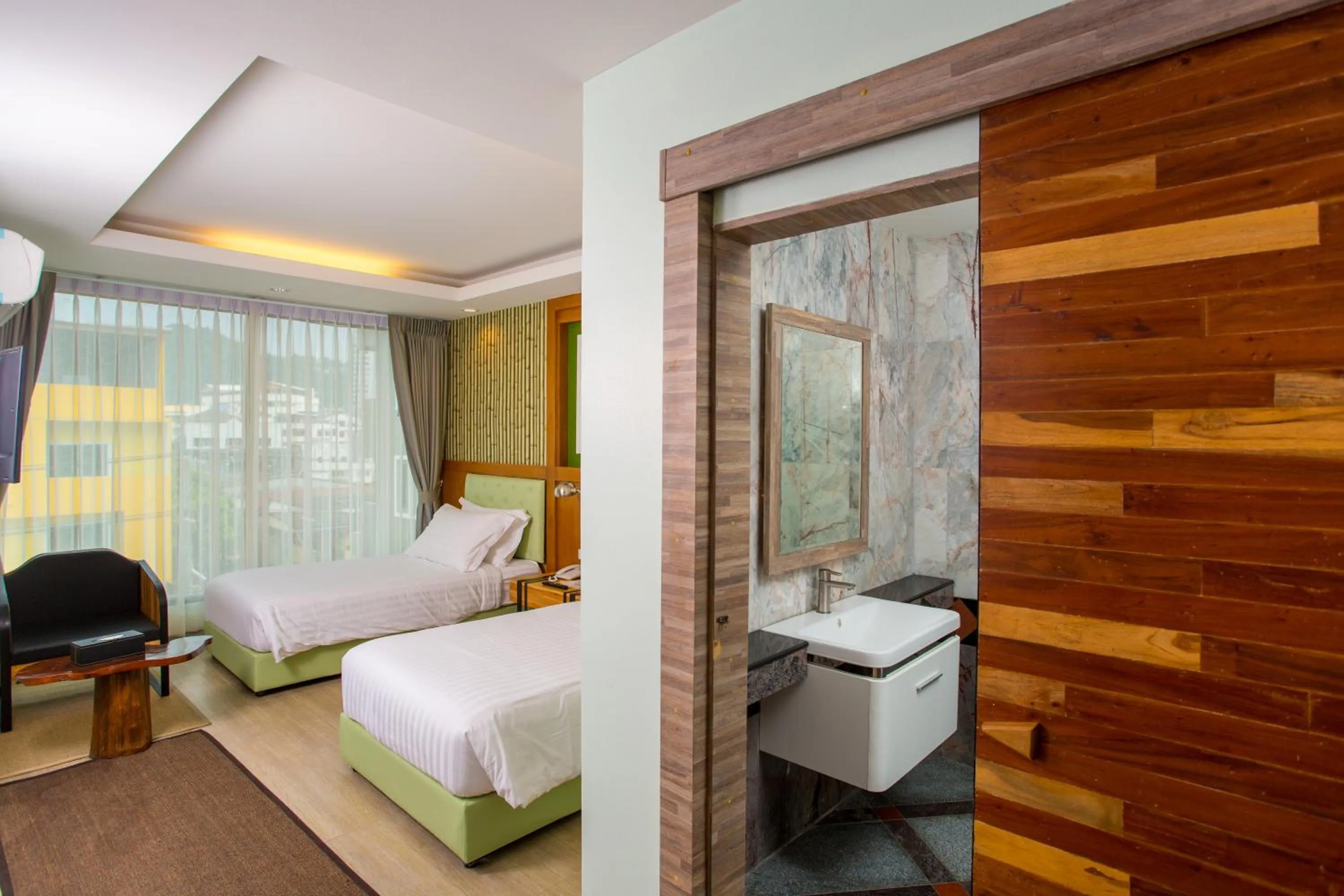 Bathroom, Bed in Triple B Boutique Residence