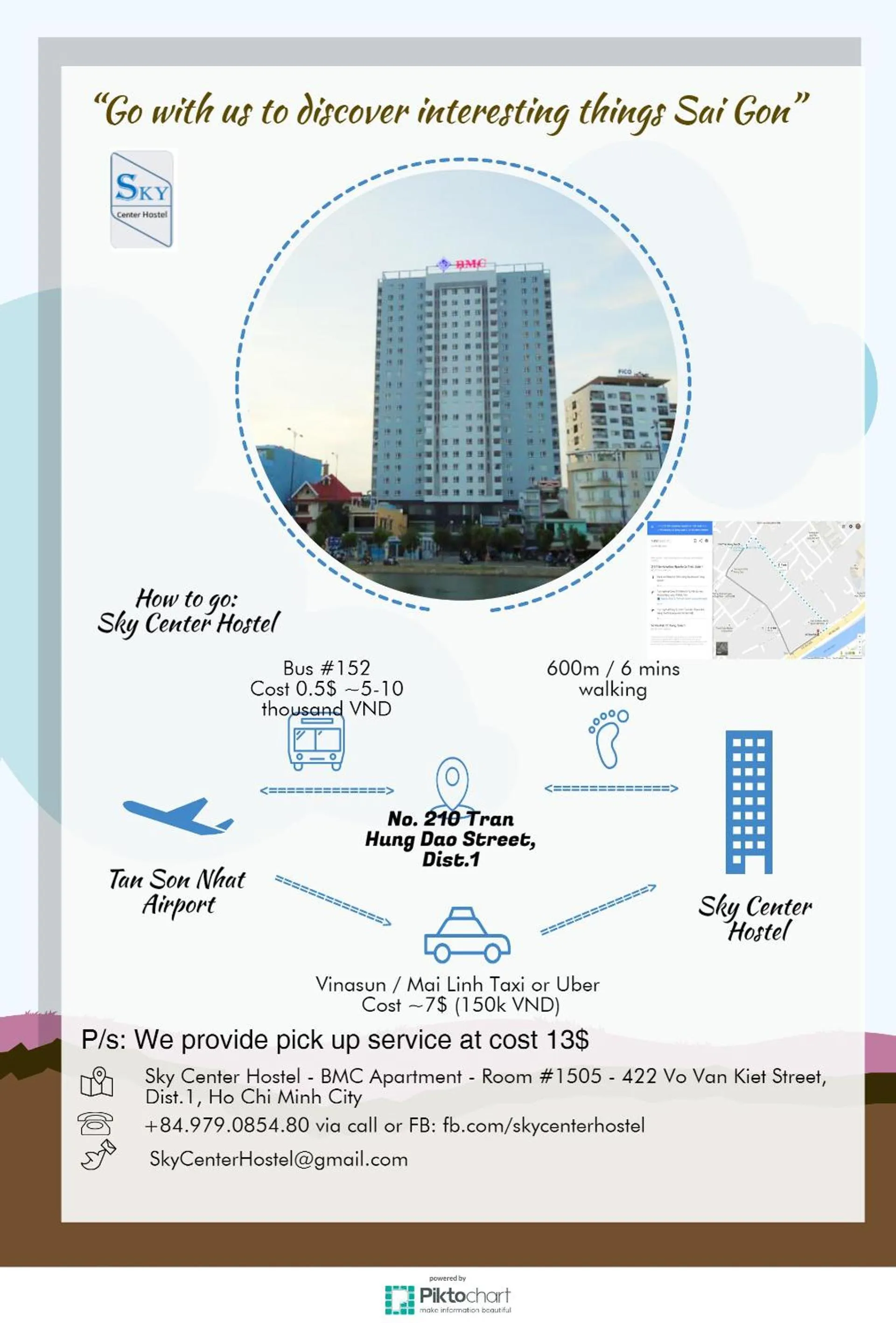 Property logo or sign in Sky Center Hostel