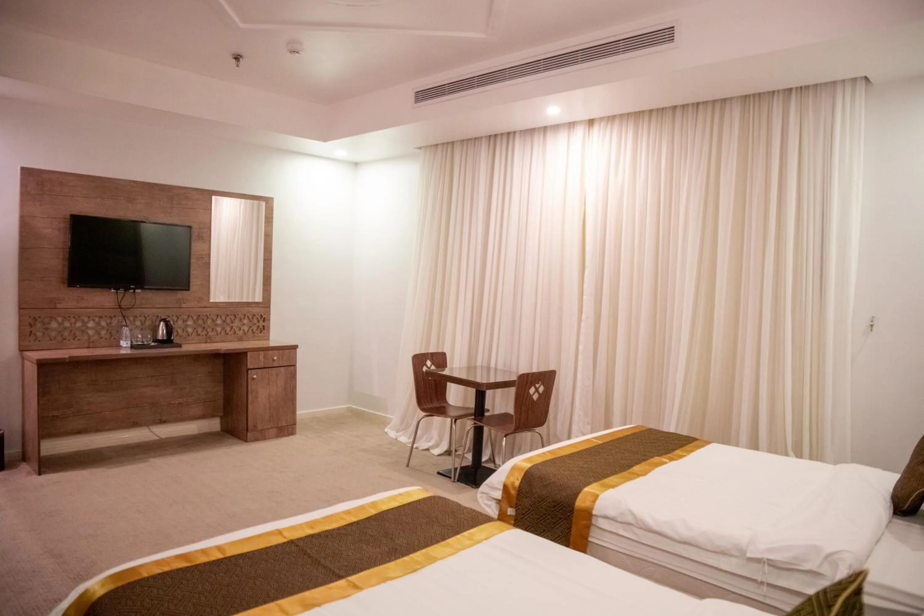 View (from property/room), Bed in شقق ارين البساتين