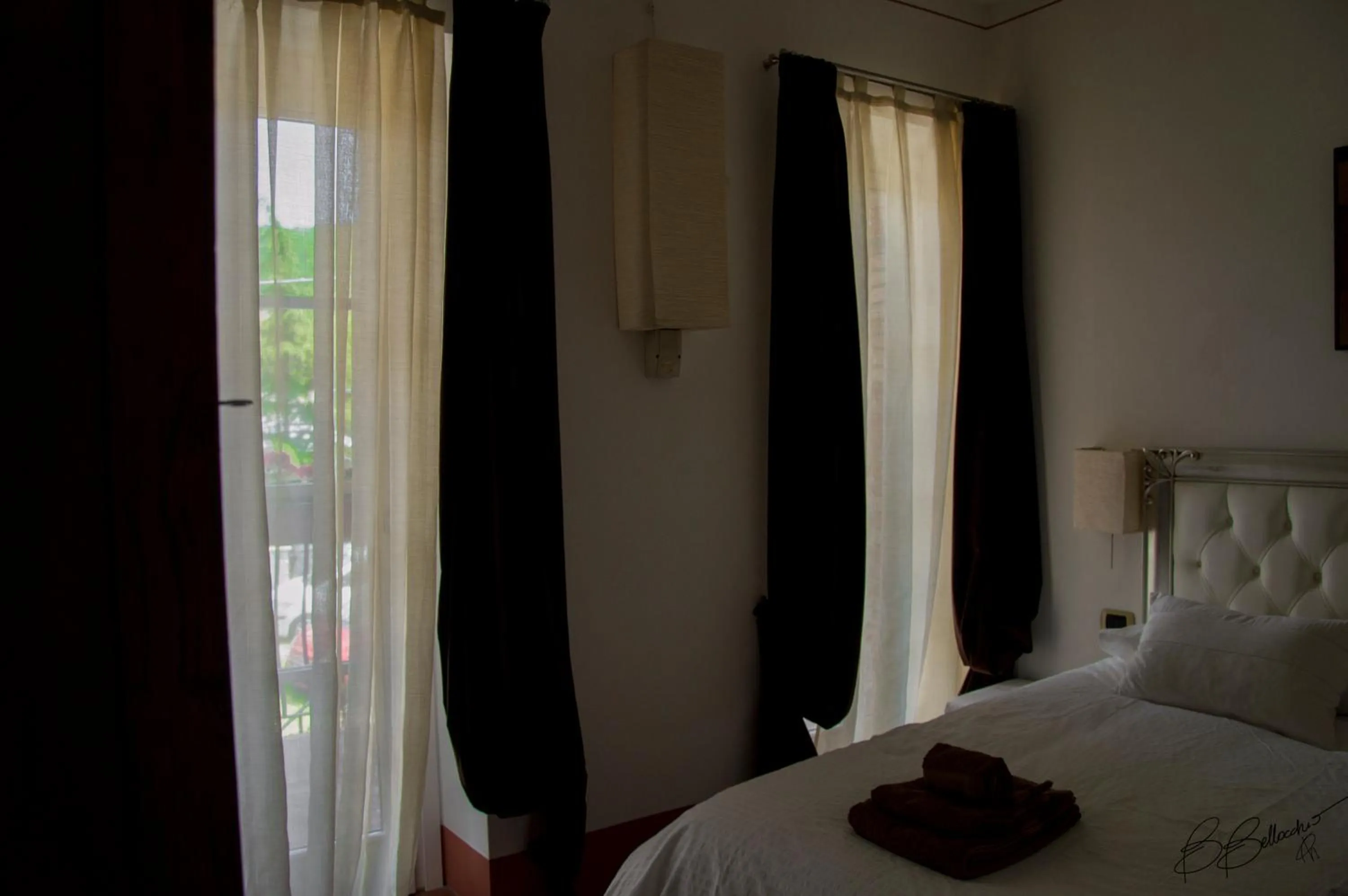 Photo of the whole room in La Torretta Bobbio