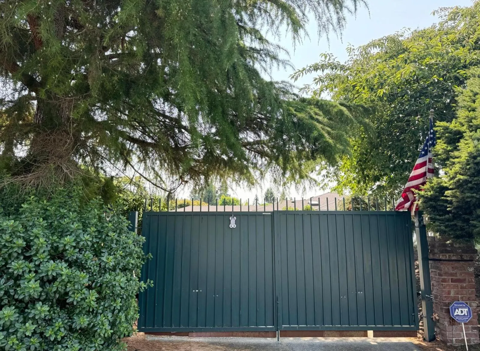 Garden view in Villa Rivarola